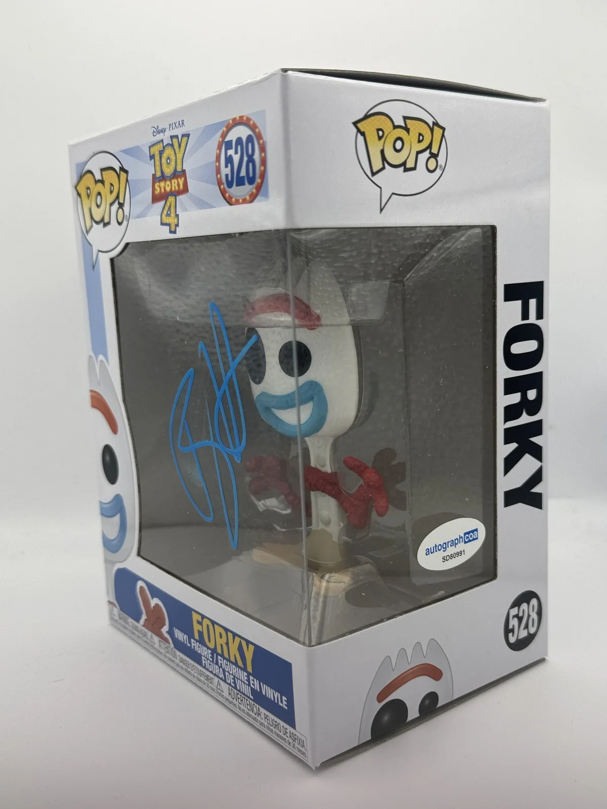 Tony Hale — Tony Hale "Toy Story 4" AUTOGRAPH Signed 'Forky' 528 Funko Pop Vinyl Figure ACOA, image 2