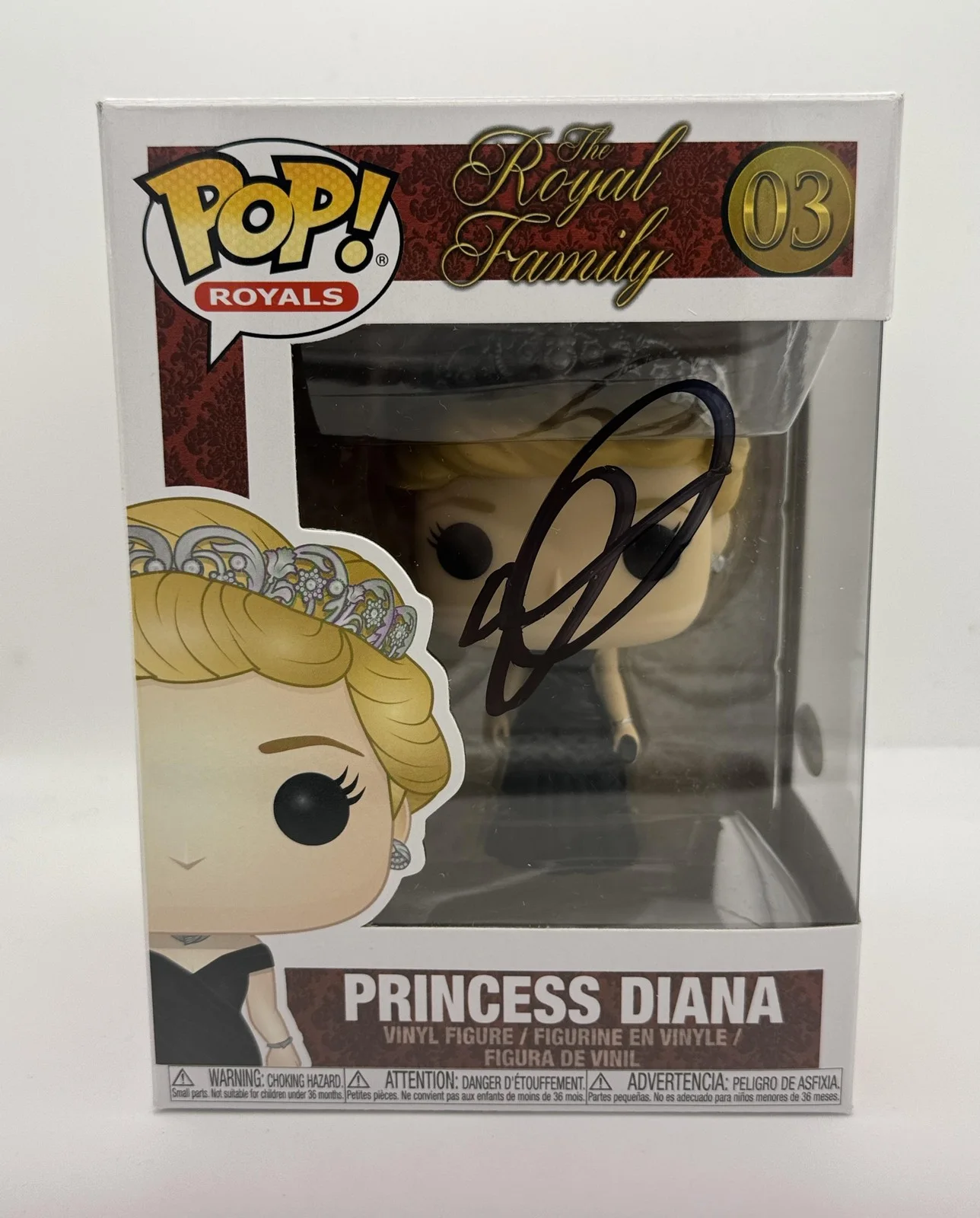 Emma Corrin — Emma Corrin "The Crown" AUTOGRAPH Signed 'Princess Diana' 03 Funko Pop ACOA, изображение 2