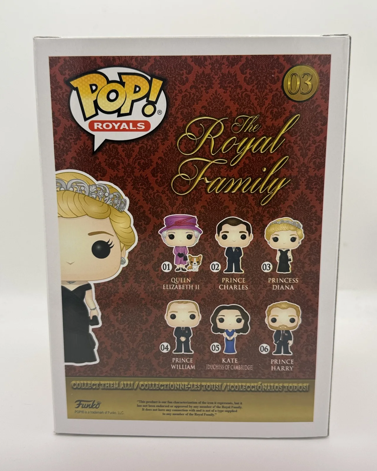 Emma Corrin — Emma Corrin "The Crown" AUTOGRAPH Signed 'Princess Diana' 03 Funko Pop ACOA, изображение 4