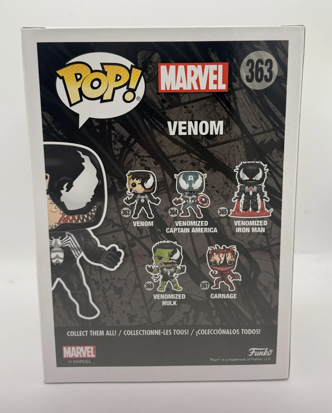 Todd McFarlane — Todd McFarlane "Venom" AUTOGRAPH Signed 363 Funko Pop Vinyl Figure B ACOA, изображение 4