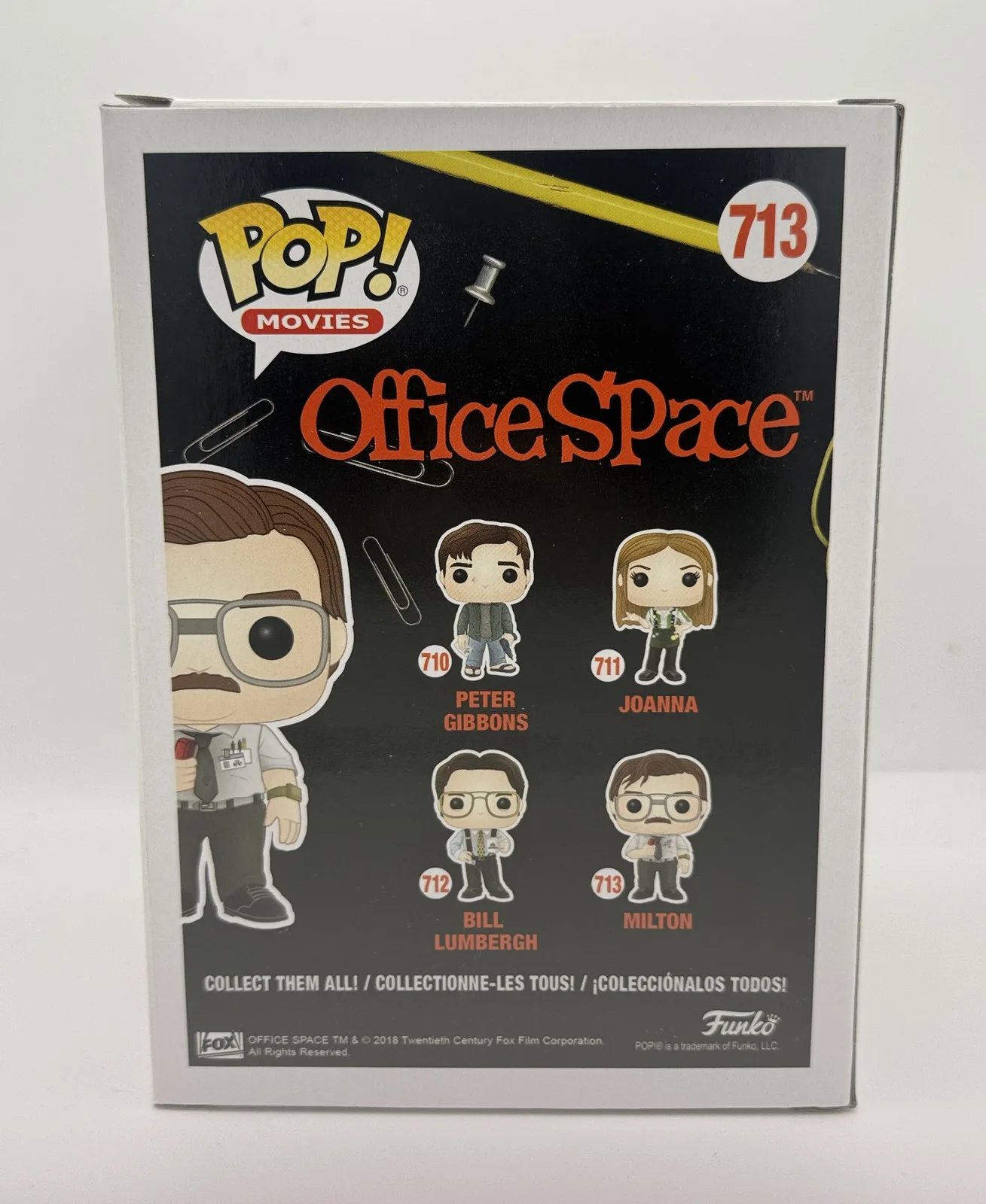 Stephen Root — Stephen Root "Office Space" AUTOGRAPH Signed Milton 713 Funko Pop Figure B ACOA, image 4