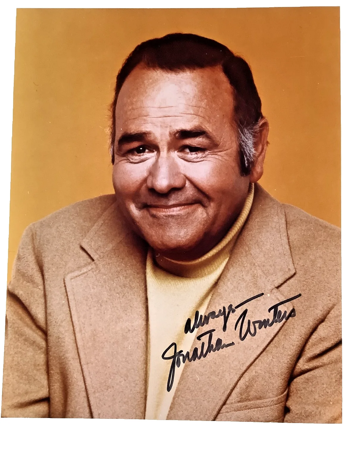 Jonathan Winters — JONATHAN WINTERS COMEDIAN SIGN AUTOGRAPH PHOTO 8 x 10 COA