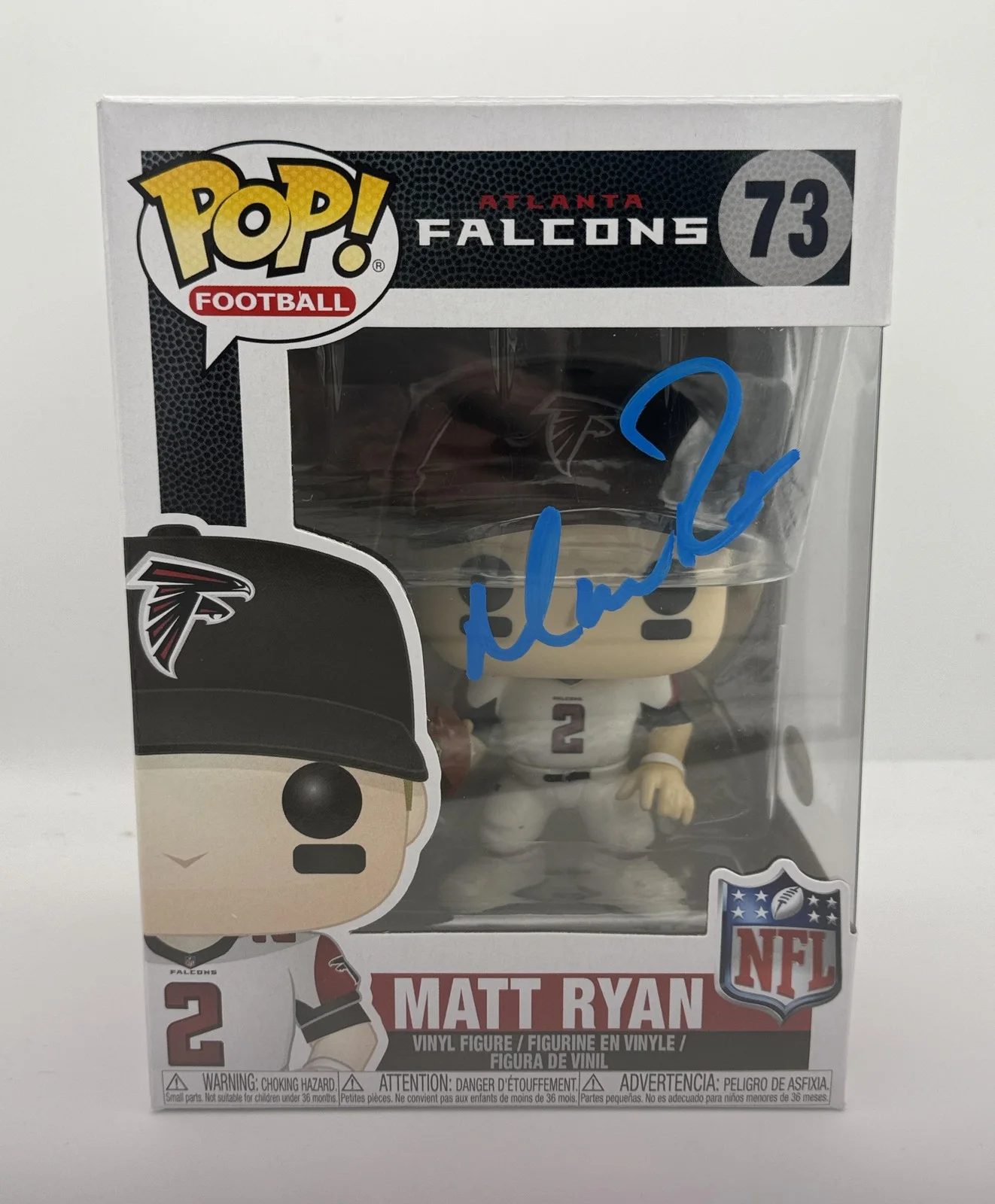 Matt Ryan — Matt Ryan AUTOGRAPH Signed Atlanta Falcons NFL Football 73 Funko Pop B ACOA