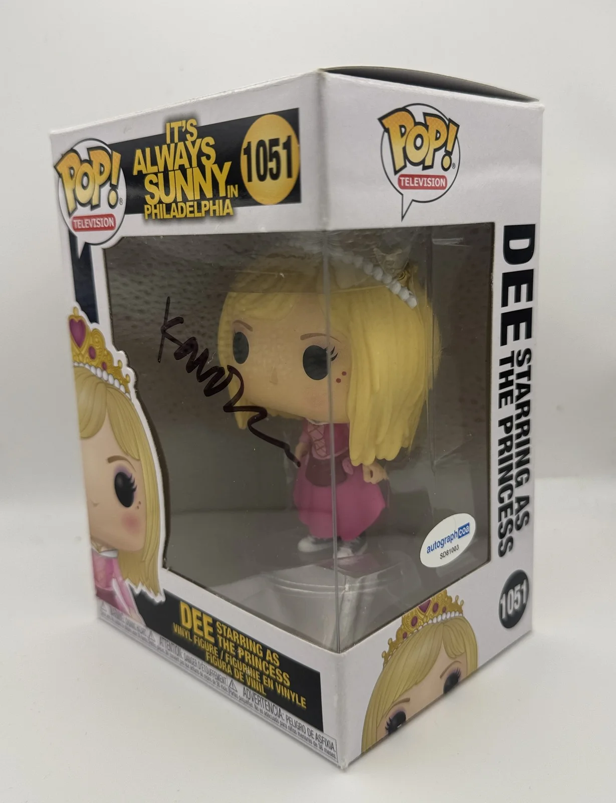 Kaitlin Olson — Kaitlin Olson "It's Always Sunny in Philadelphia" SIGNED Dee 1051 Funko Pop ACOA, image 2