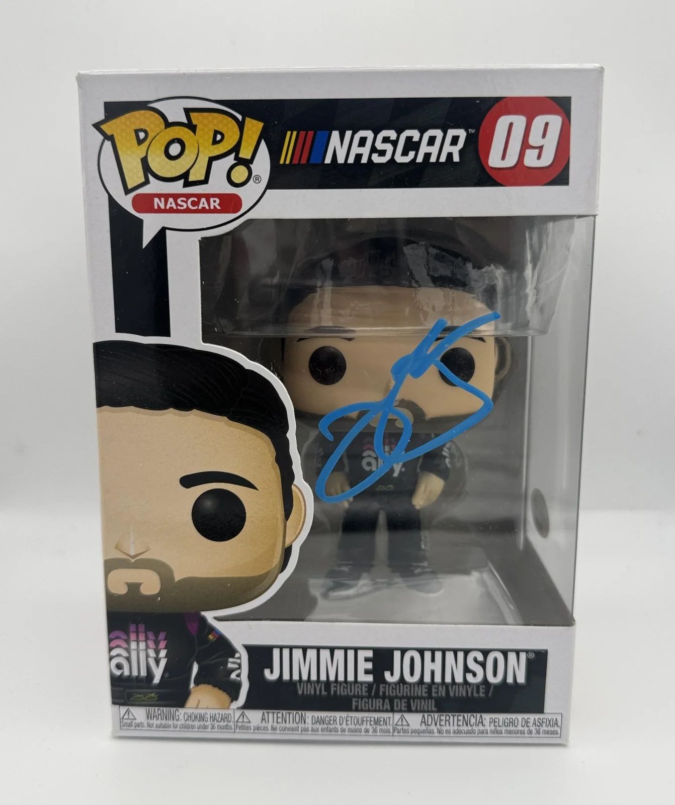 Jimmie Johnson — Jimmie Johnson AUTOGRAPH Signed NASCAR Racing Ally 09 Funko Pop Figure B ACOA, изображение 2