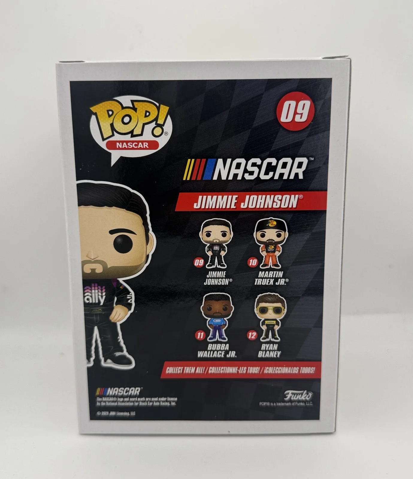 Jimmie Johnson — Jimmie Johnson AUTOGRAPH Signed NASCAR Racing Ally 09 Funko Pop Figure B ACOA, изображение 4