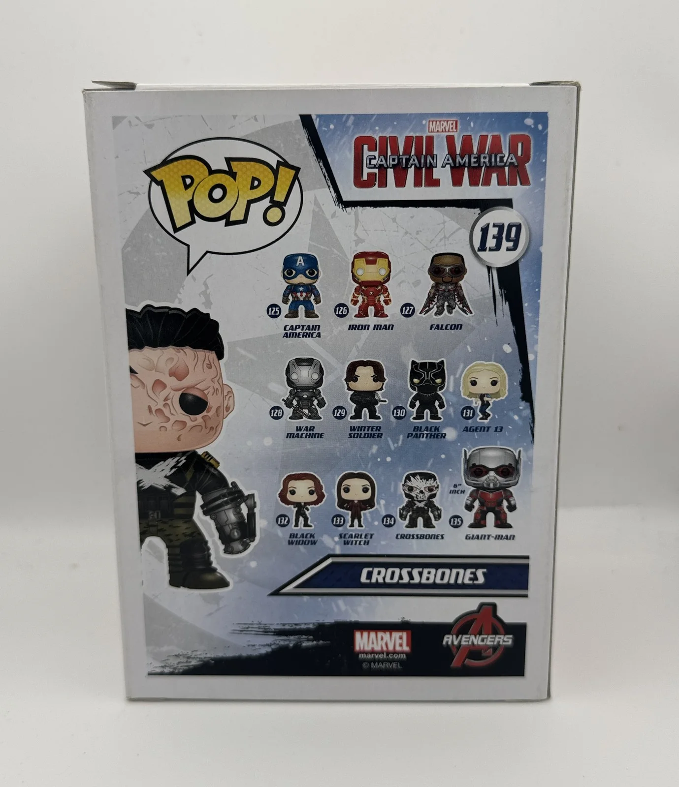 Frank Grillo — Frank Grillo "Captain America: Civil War" SIGNED 'Crossbones' 139 Funko Pop ACOA, изображение 4