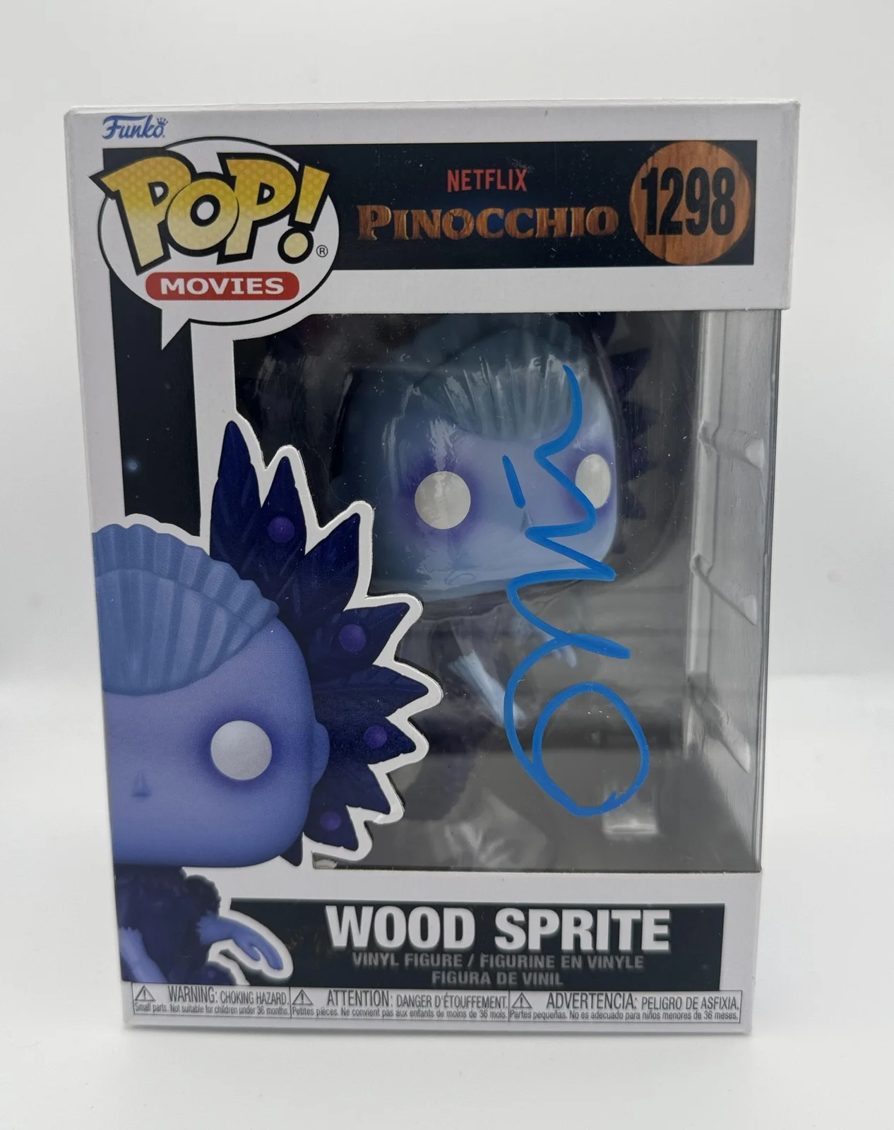 Tilda Swinton — Tilda Swinton "Pinocchio" AUTOGRAPH Signed 'Wood Sprite' 1298 Funko Pop ACOA