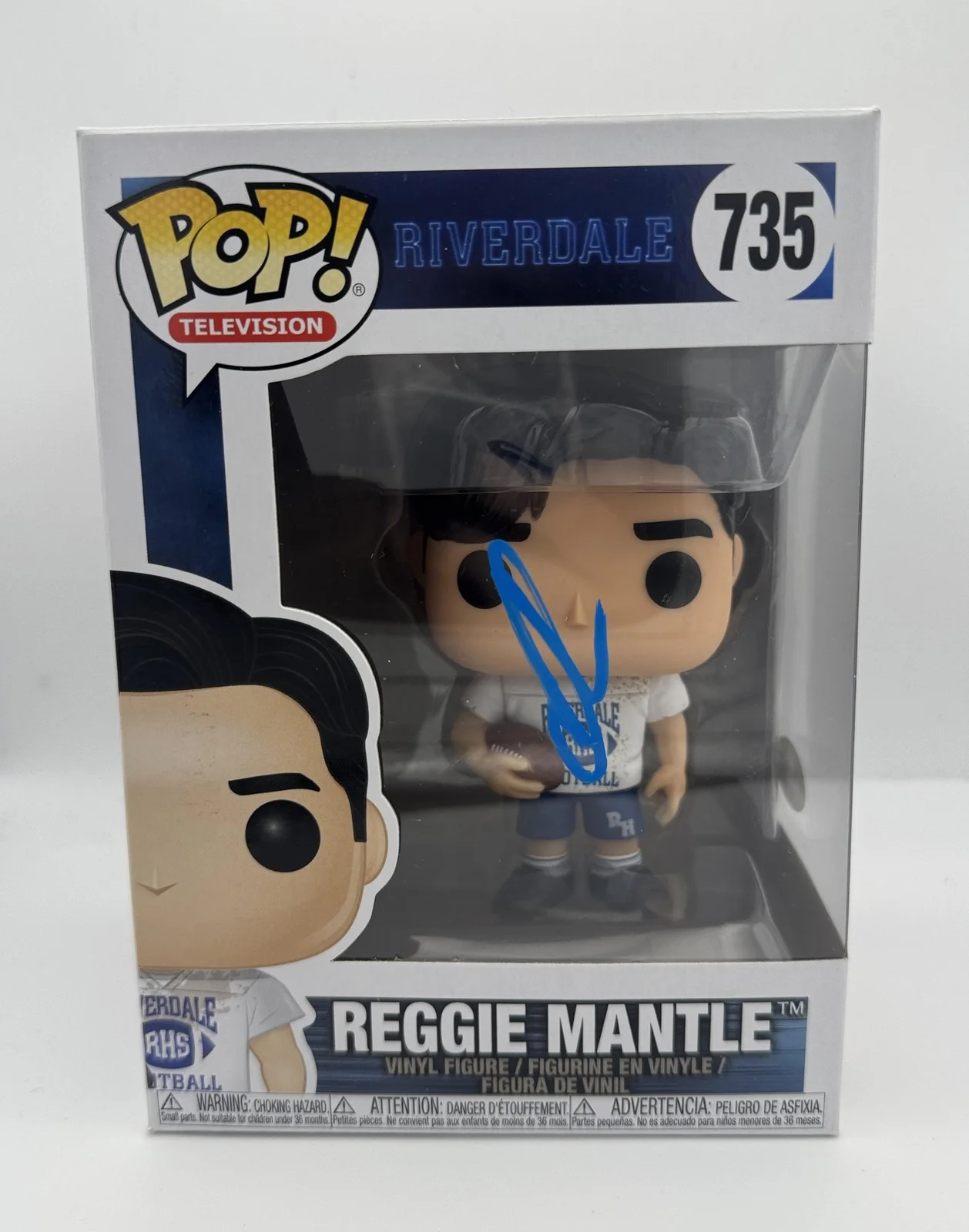 Charles Melton — Charles Melton "Riverdale" AUTOGRAPH Signed 'Reggie Mantle' 735 Funko Pop B ACOA, изображение 2