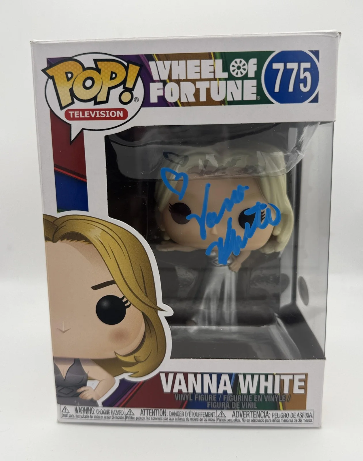 Vanna White — Vanna White "Wheel of Fortune" AUTOGRAPH Signed 775 Funko Pop Vinyl Figure ACOA
