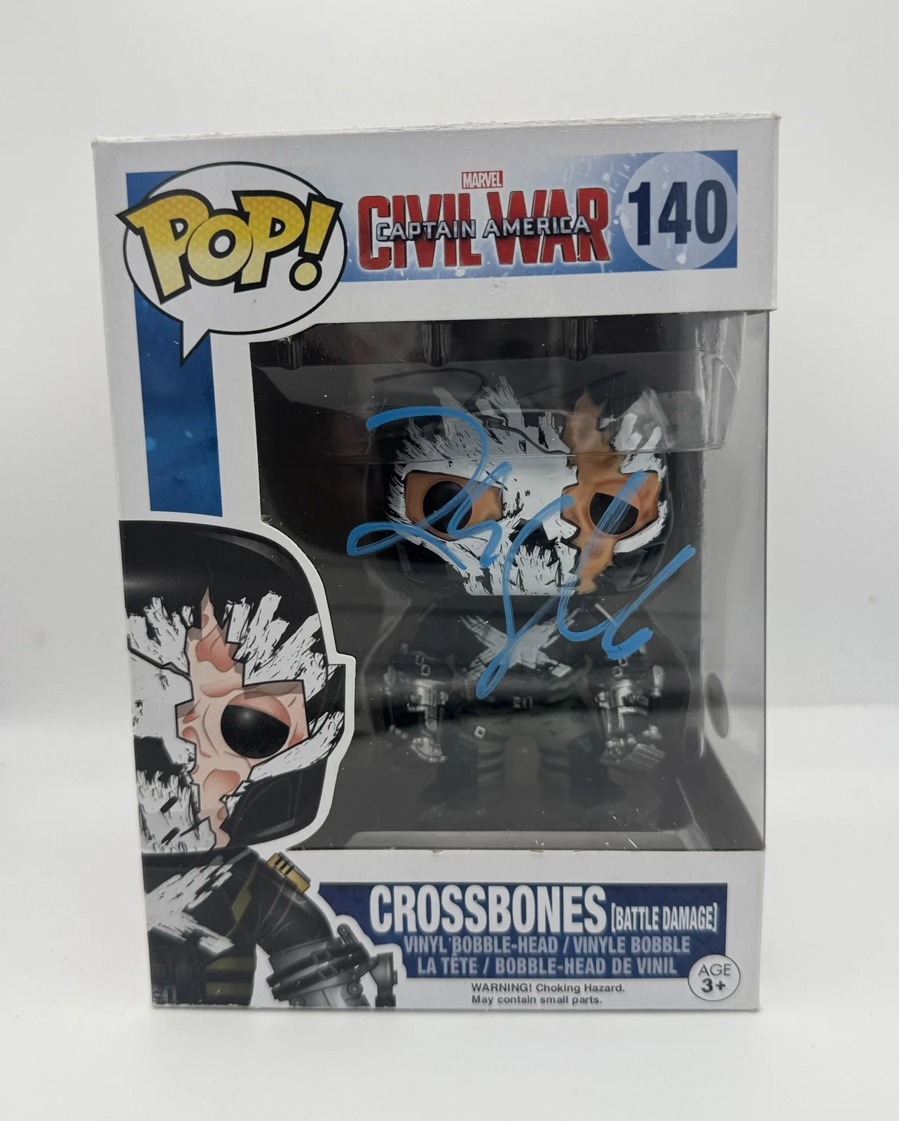 Frank Grillo — Frank Grillo "Captain America: Civil War" SIGNED 'Crossbones' 140 Funko Pop ACOA