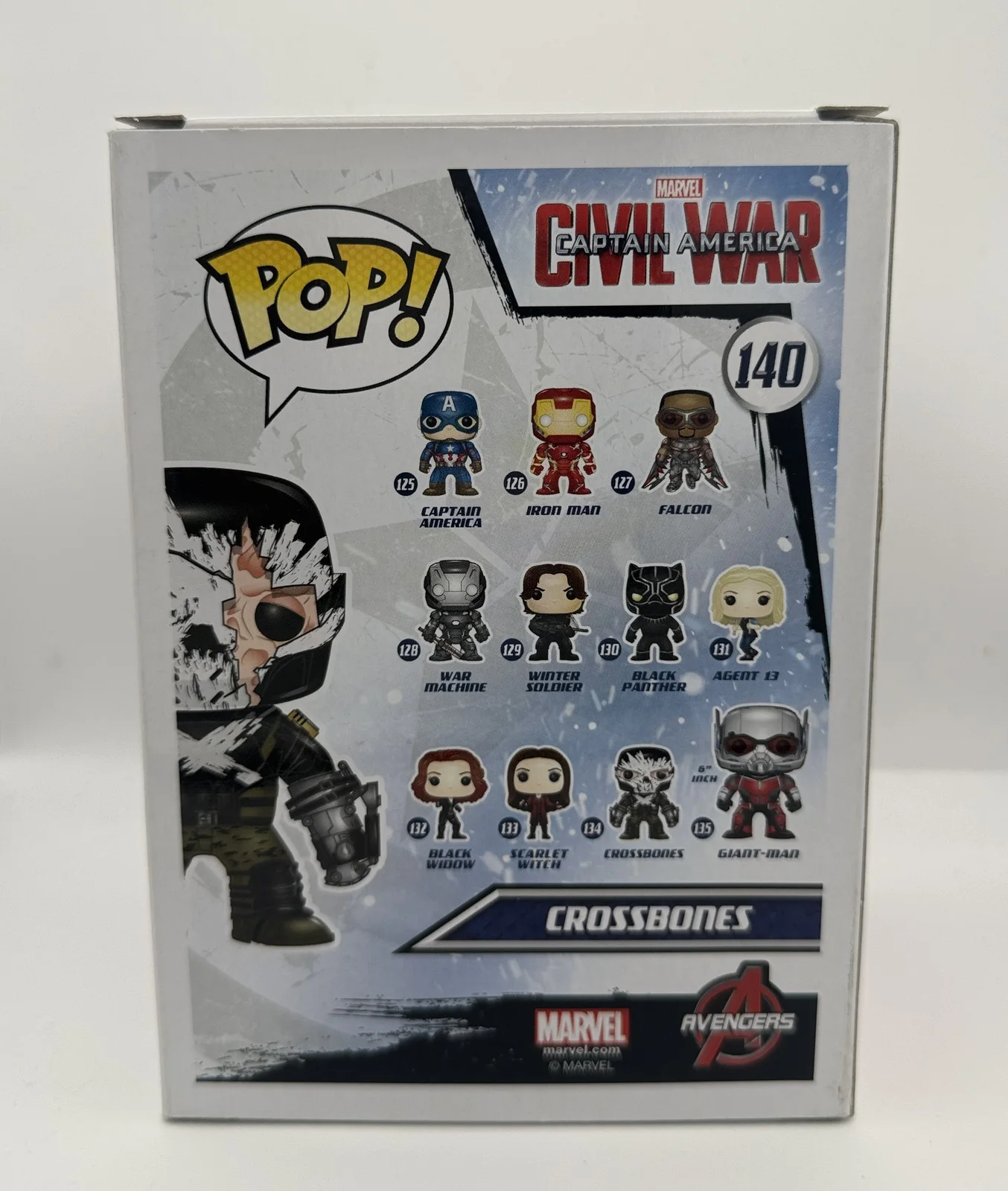 Frank Grillo — Frank Grillo "Captain America: Civil War" SIGNED 'Crossbones' 140 Funko Pop ACOA, изображение 4