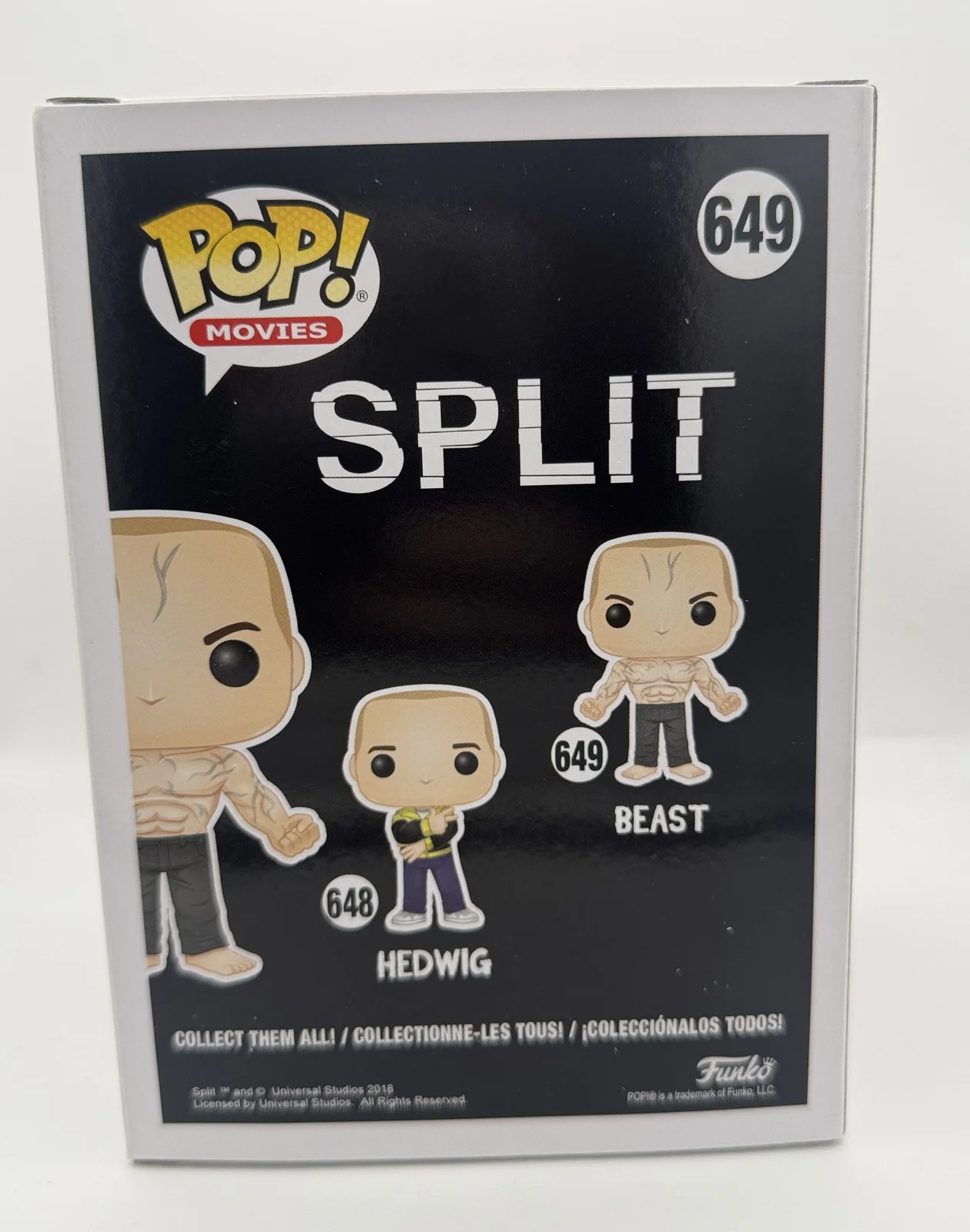 James McAvoy — James McAvoy "Split" AUTOGRAPH Signed 'Beast' 649 Funko Pop Vinyl Figure ACOA, изображение 4