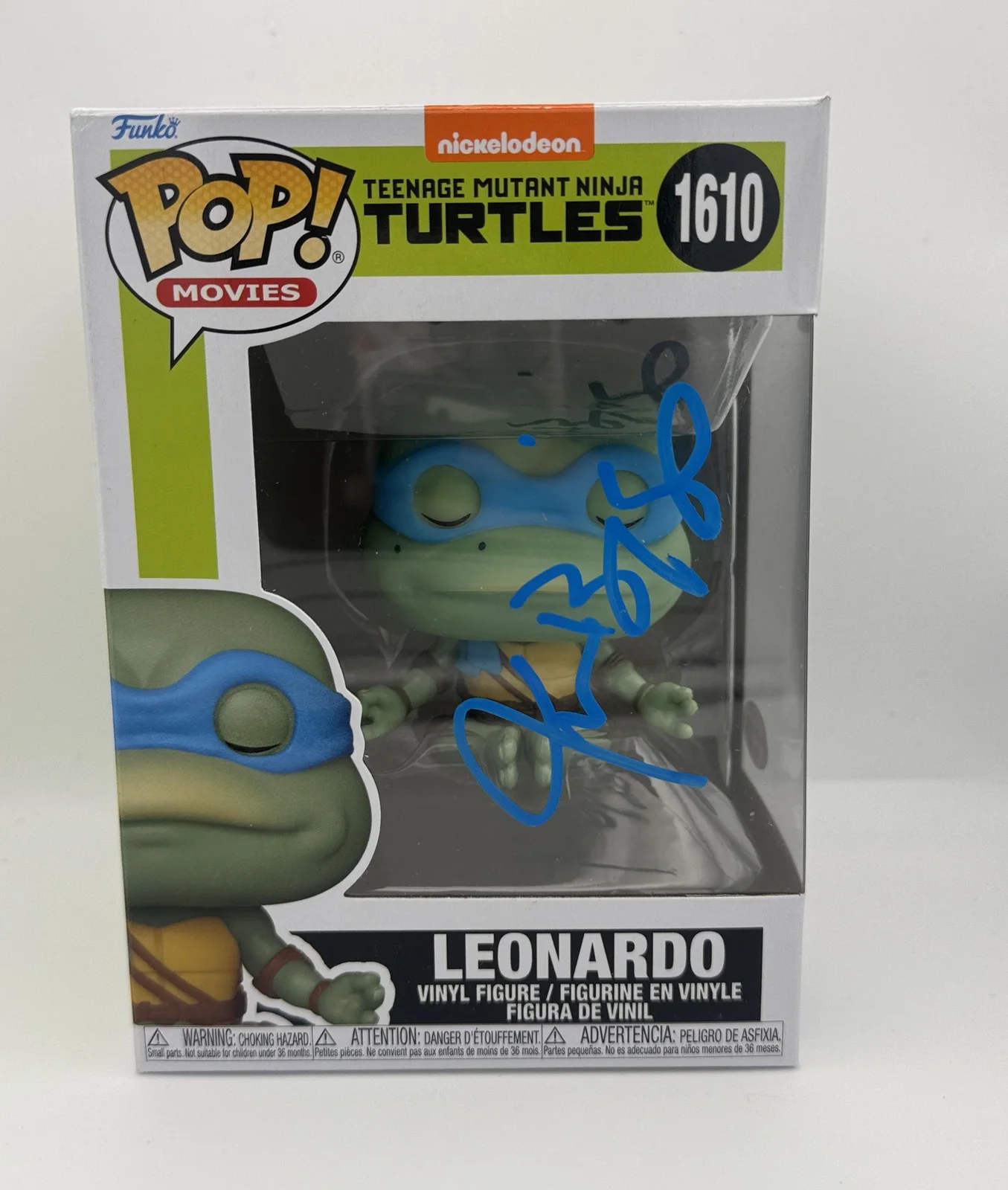 Jason Biggs — Jason Biggs "Teenage Mutant Ninja Turtles" SIGNED Leonardo 1610 Funko Pop B ACOA