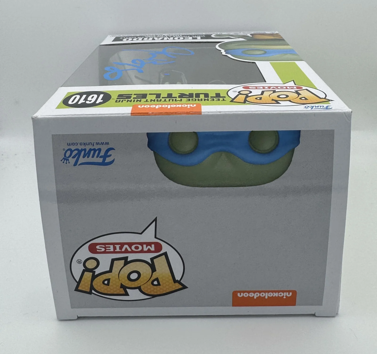 Jason Biggs — Jason Biggs "Teenage Mutant Ninja Turtles" SIGNED Leonardo 1610 Funko Pop B ACOA, изображение 3