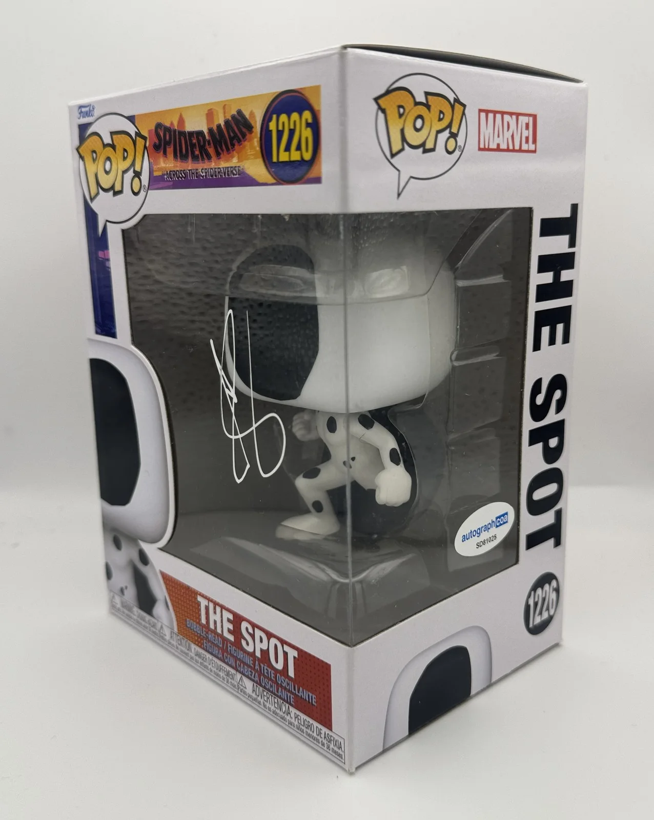 Jason Schwartzman — Jason Schwartzman "Spider-Man: Across Spider-Verse" SIGNED The Spot Funko Pop C
