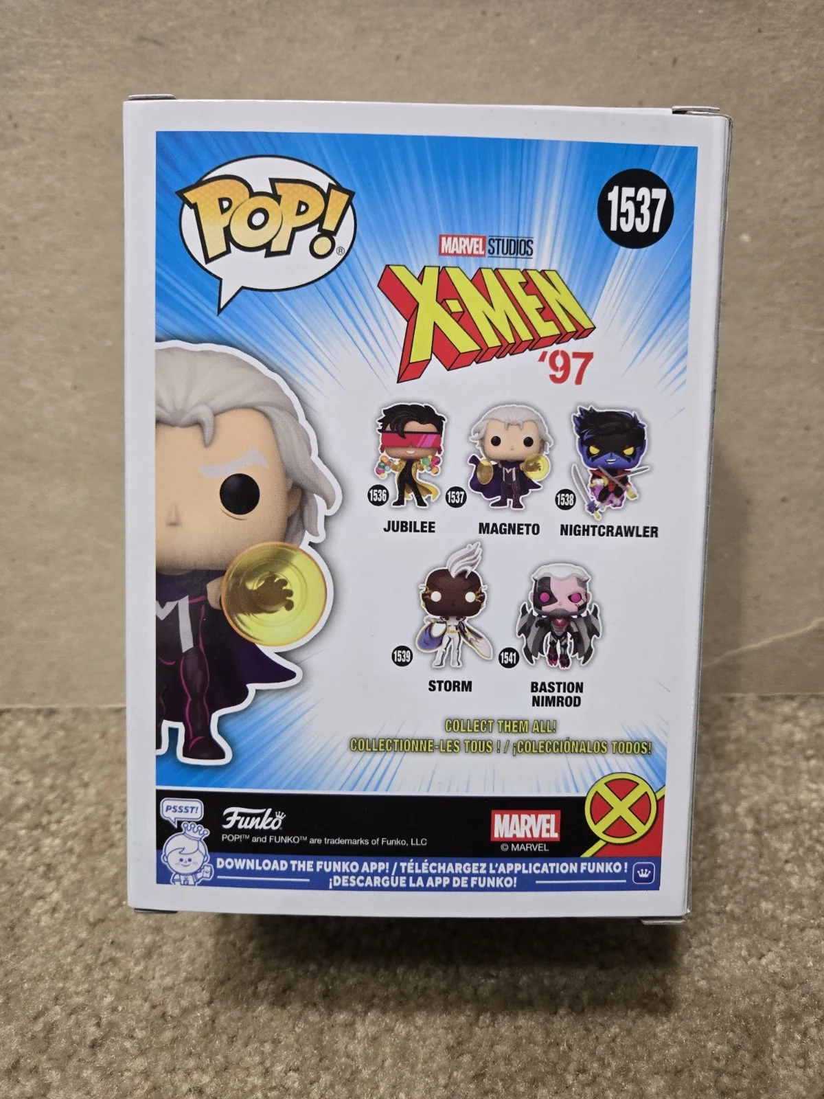 Matthew Waterson — Matthew Waterson Signed Magneto X-Men 97 Marvel Funko WITH QUOTE! JSA COA!, изображение 4