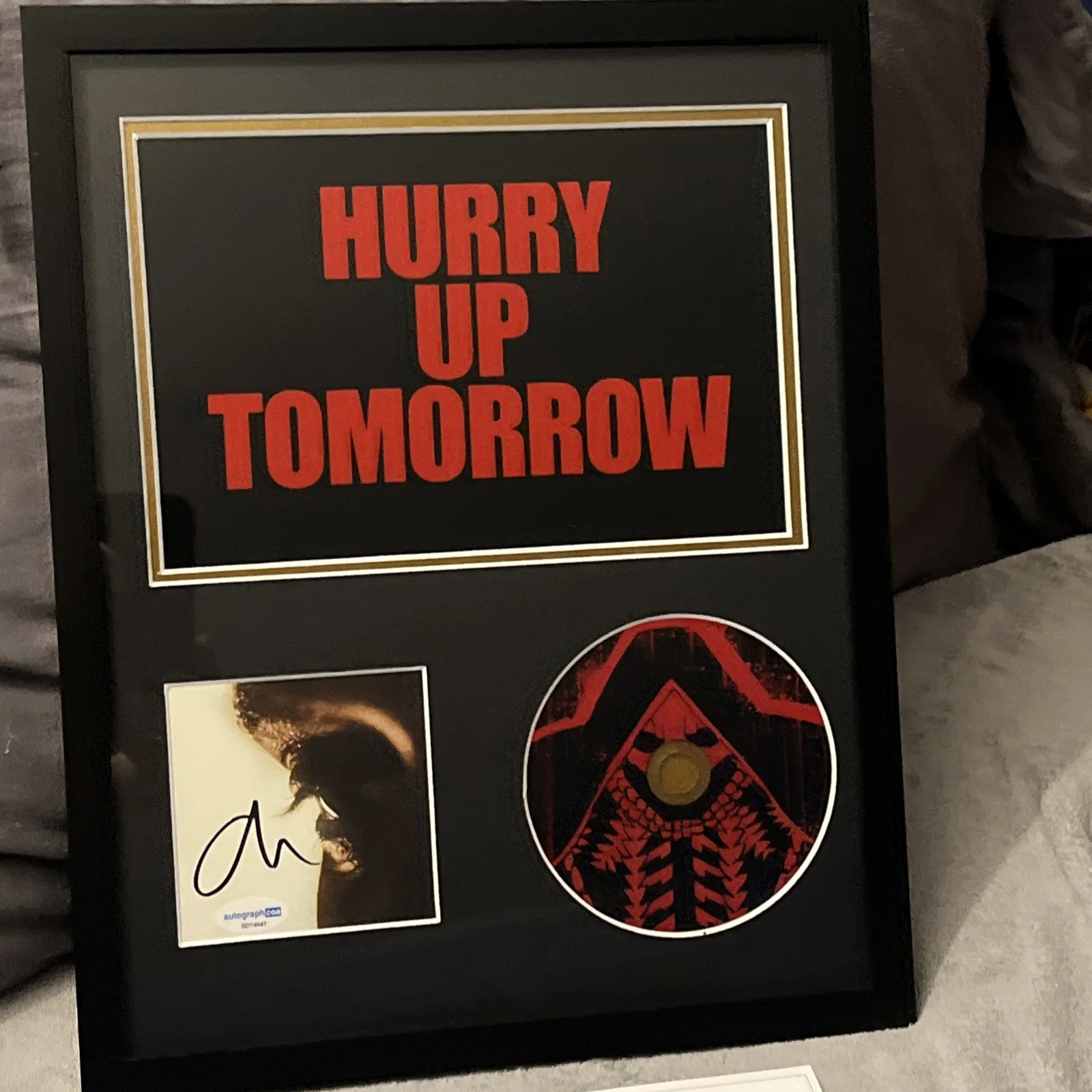 The Weeknd — The Weeknd Autograph Signed 11x14 Custom Framed DISPLAY Hurry Up Tomorrow ACOA, image 2