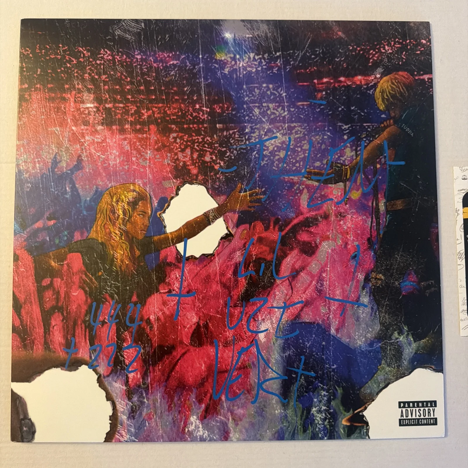 LIL UZI VERT SIGNED AUTOGRAPHED “LUV IS RAGE” VINYL RECORD JSA COA, image 2