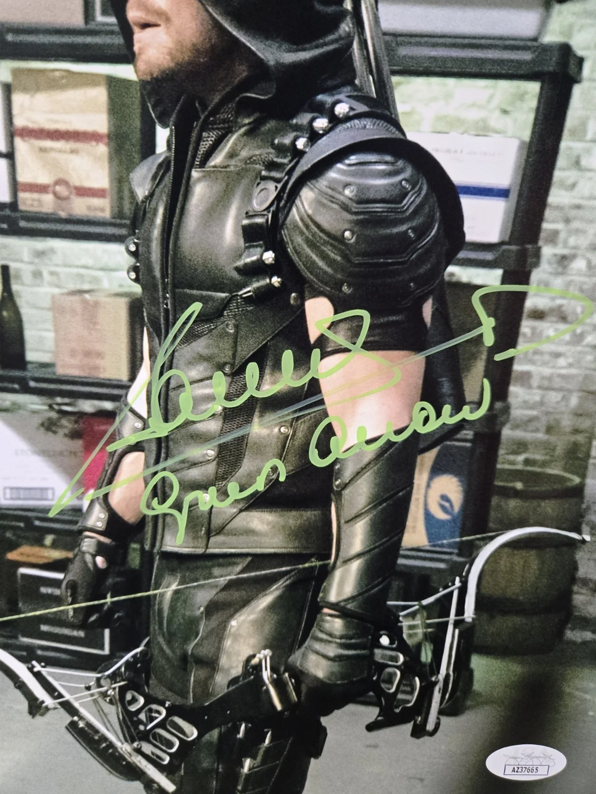 Willa Holland — Stephen Amell & Willa Holland DUAL SIGNED 11x14 Photo #6! JSA COA! Arrow! Speedy, изображение 2