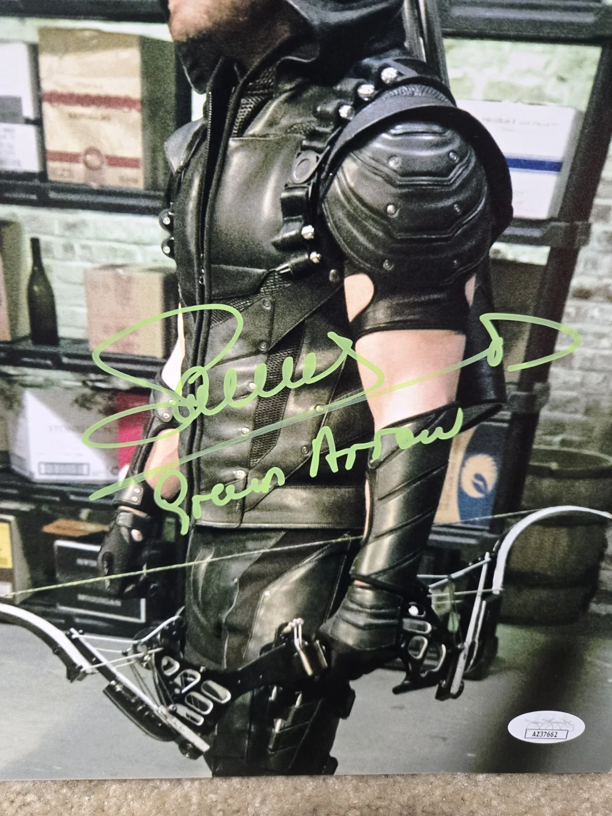 Willa Holland — Stephen Amell & Willa Holland DUAL SIGNED 11x14 Photo #5! JSA COA! Arrow! Speedy, изображение 2