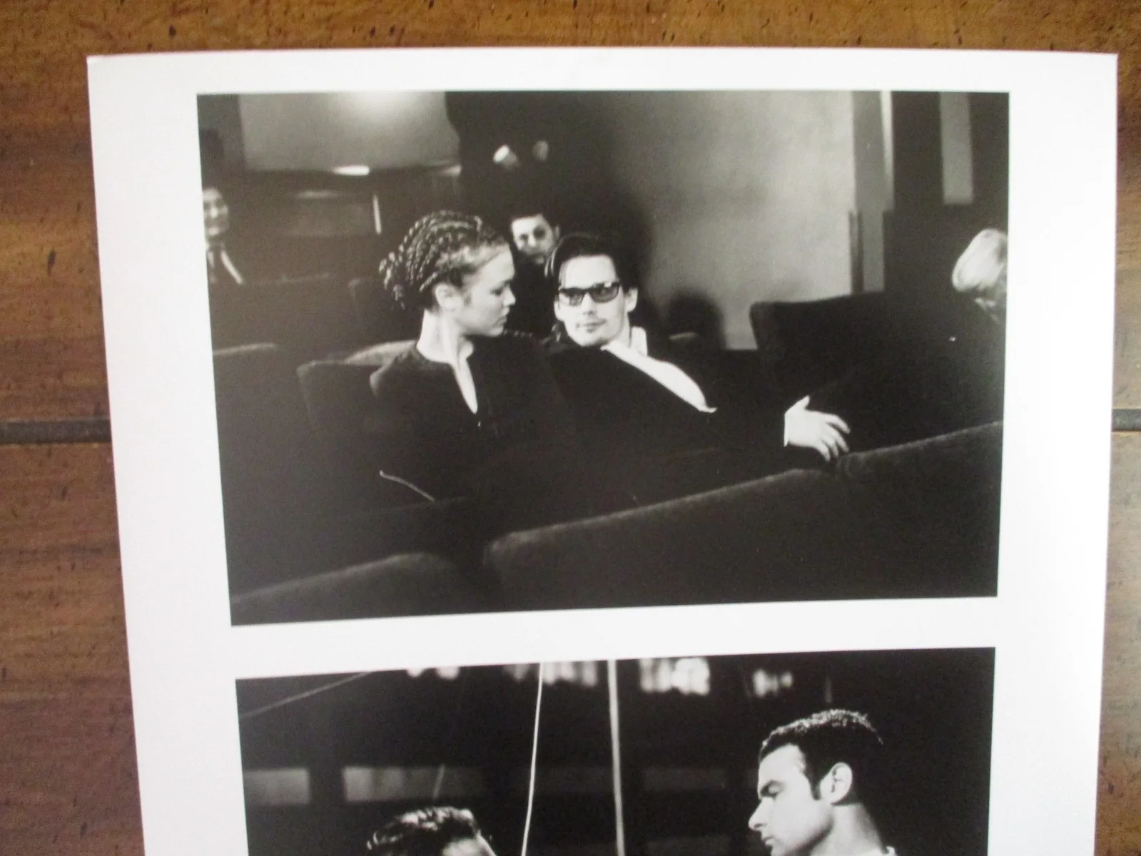 Julia Stiles/Liev Schreiber/Ethan Hawke(HAMLET)2000 8 x 10 B & W Press Photo, изображение 2