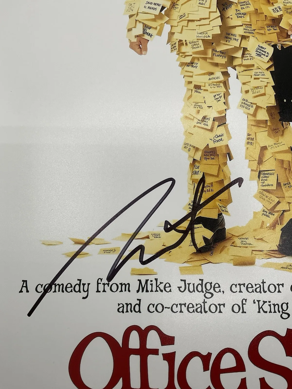 Stephen Root — Stephen Root signed photo Office Space signed 12x18 BAS Milton Swingline stapler, image 2