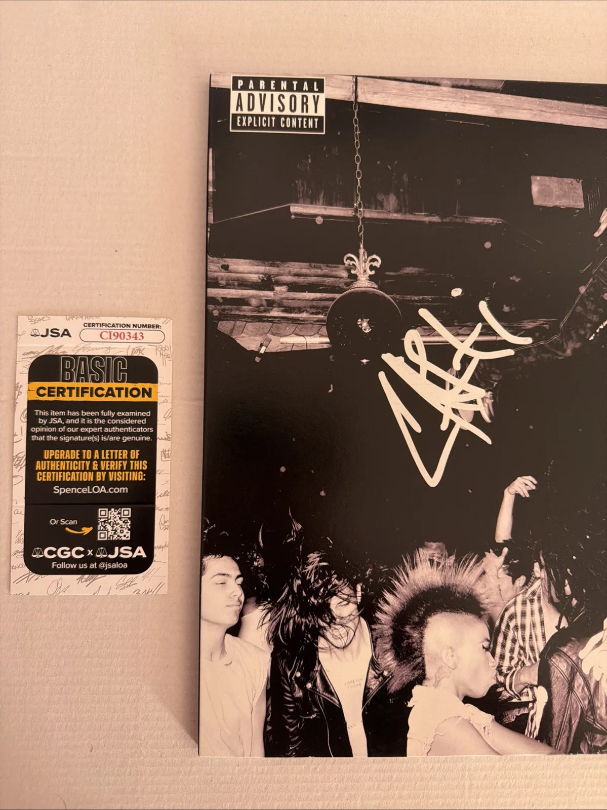 JSA COA PLAYBOI CARTI Signed Autographed Die Lit Vinyl Album LP Antagonist, изображение 2