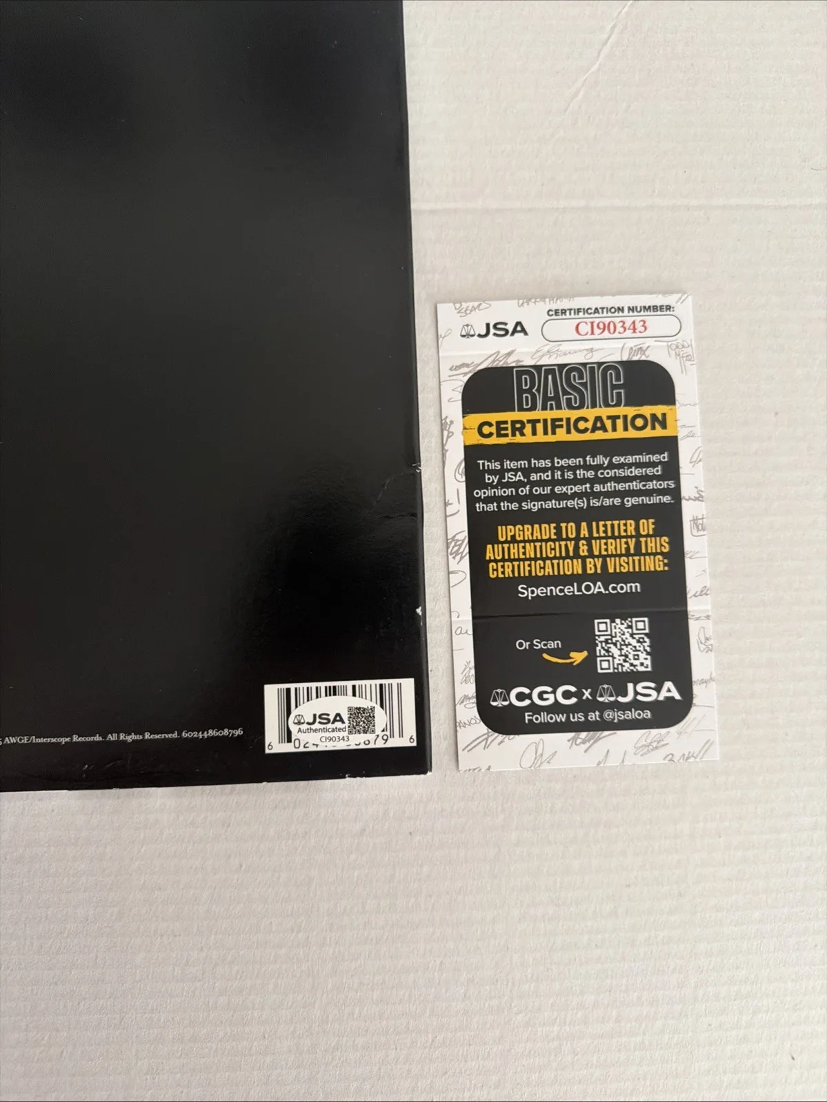 JSA COA PLAYBOI CARTI Signed Autographed Die Lit Vinyl Album LP Antagonist, изображение 3