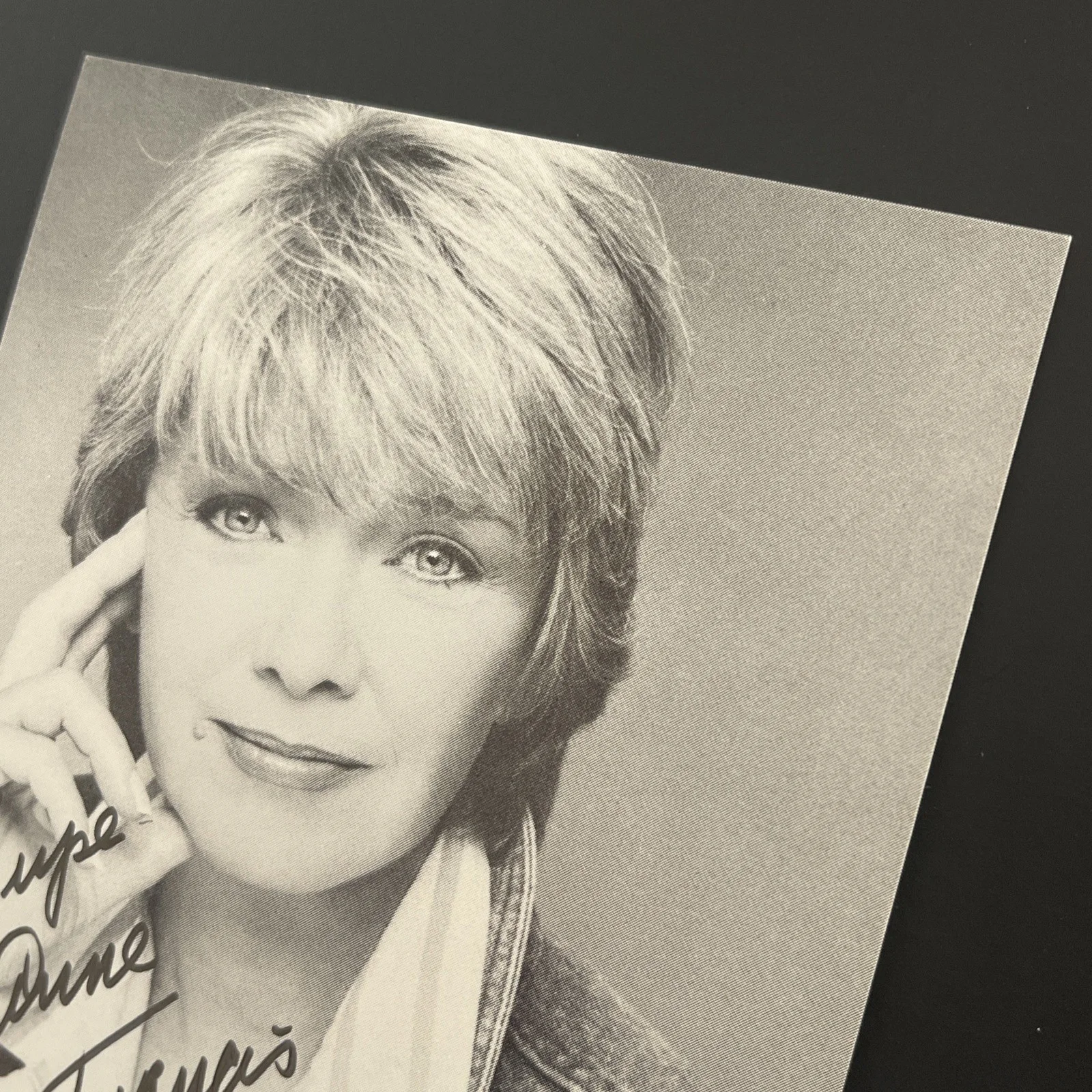 ANNE FRANCIS: Hand Signed Celebrity Photo 4 x 5” / KSK, изображение 3