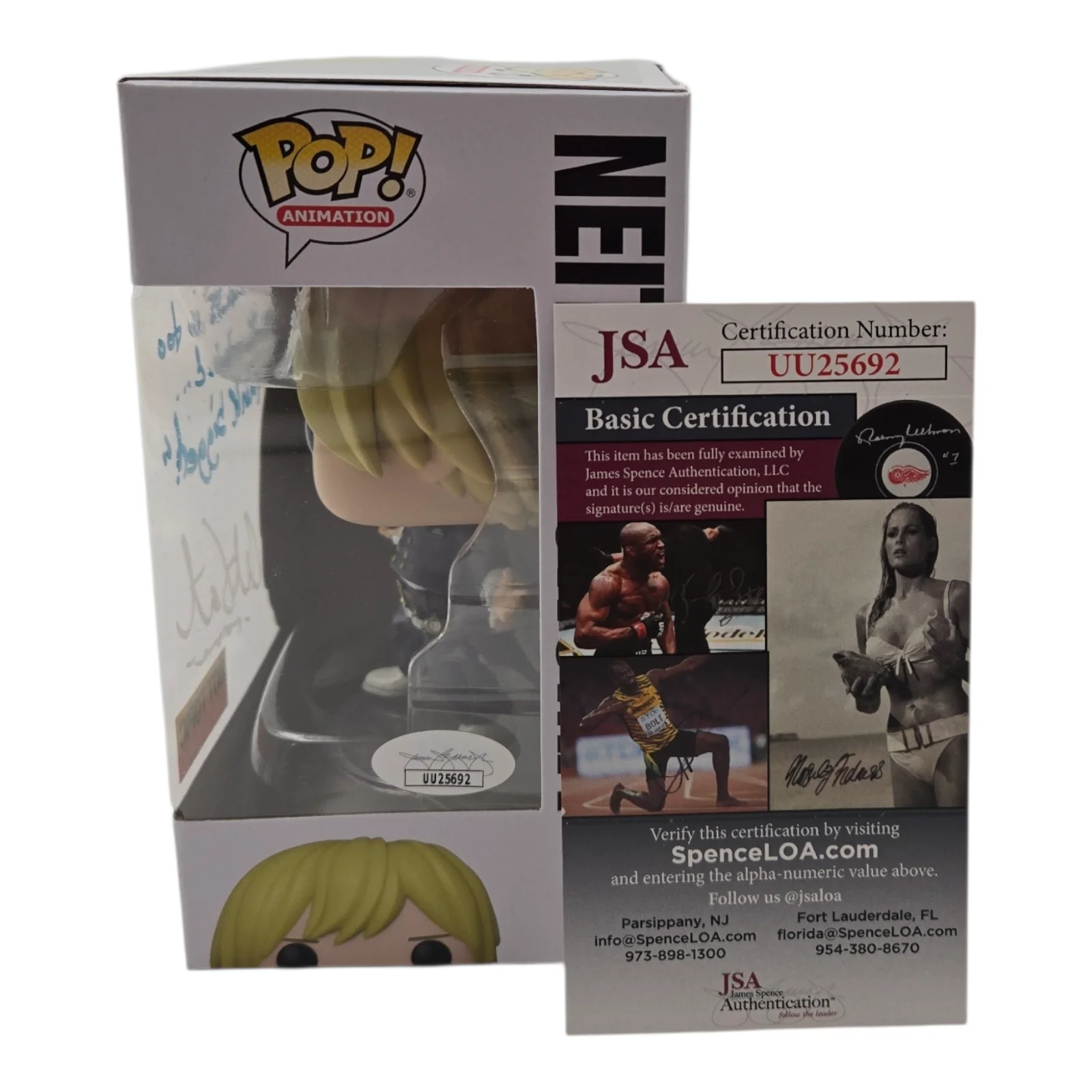 Austin Tindle — Neito My Hero Academia Signed Funko Pop Austin Tindle Autograph Hot Topic JSA, изображение 2
