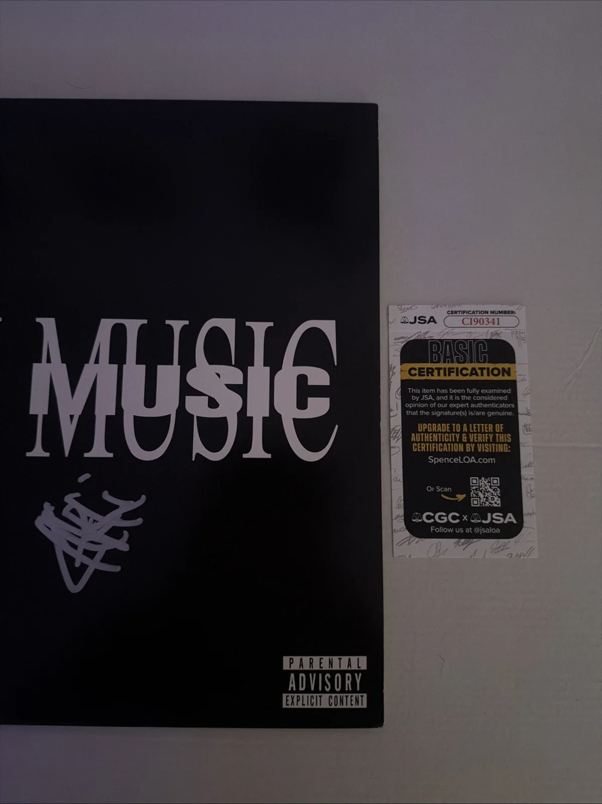 Playboi Carti Signed Autographed Vinyl LP “I AM MUSIC” JSA COA AUTH, изображение 3