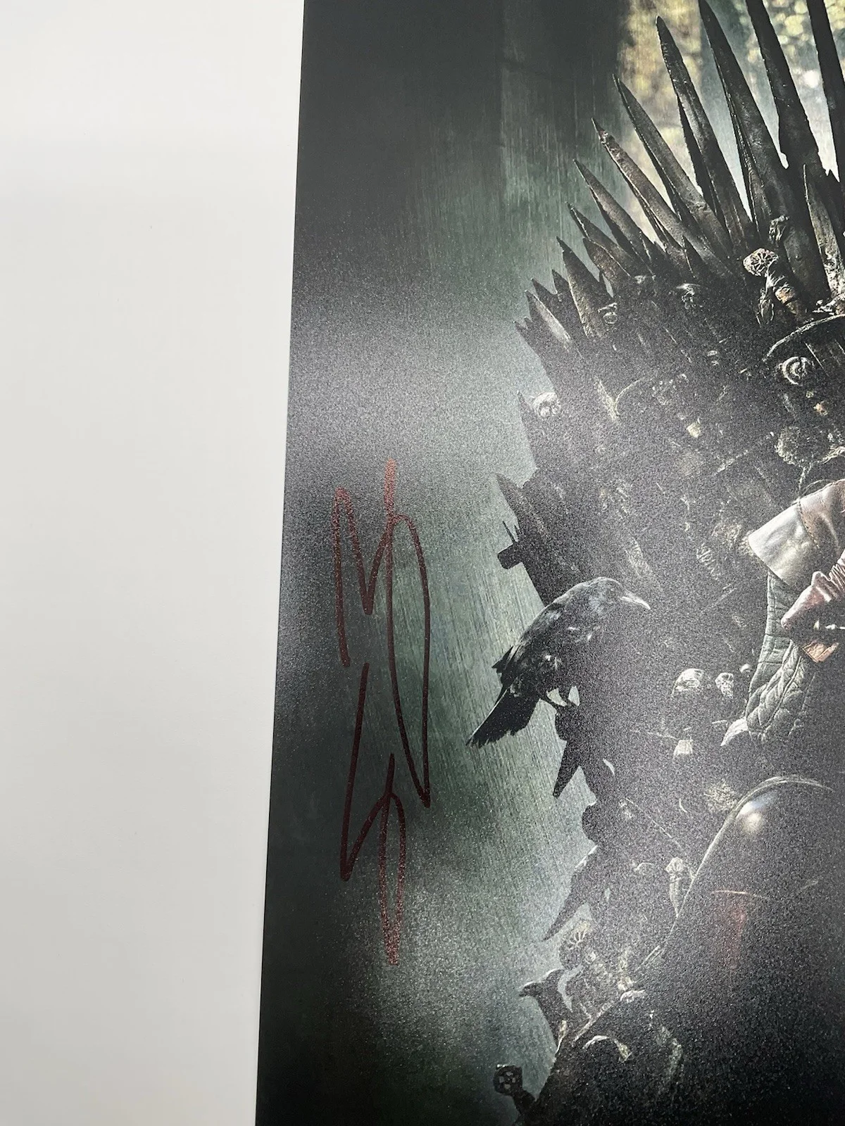 Sean Bean — Sean Bean signed photo BAS Game of Thrones signed 12x18 GOT Iron Throne auto Ned, изображение 4