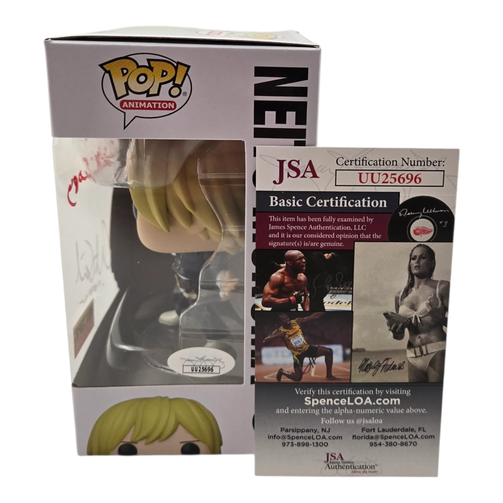 Austin Tindle — Neito My Hero Academia Signed Funko Pop Austin Tindle Autograph MHA JSA COA 96, изображение 2