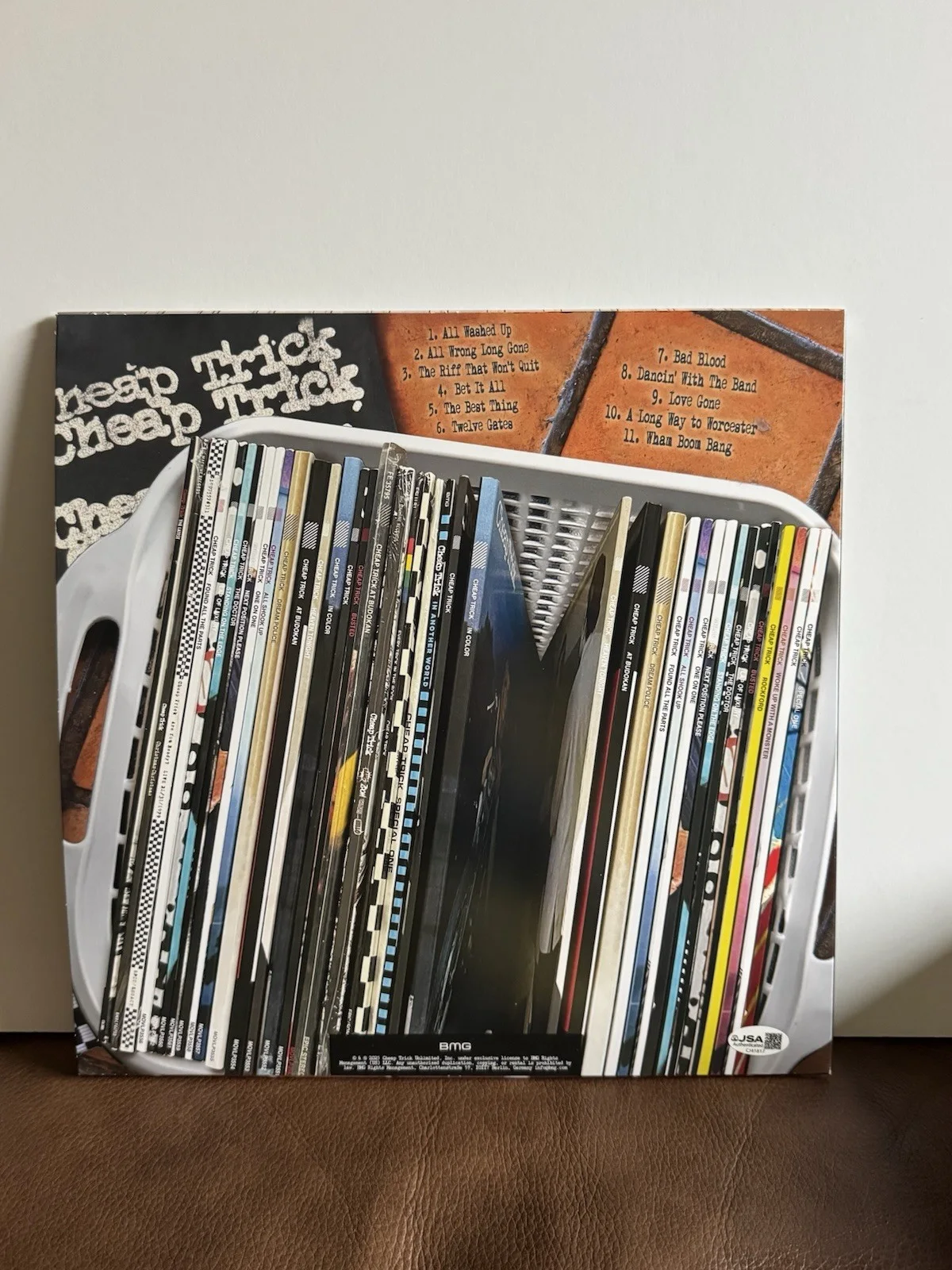 Cheap Trick Full Band Signed All Washed Up Vinyl Album JSA COA - NOT AN INSERT!, изображение 2