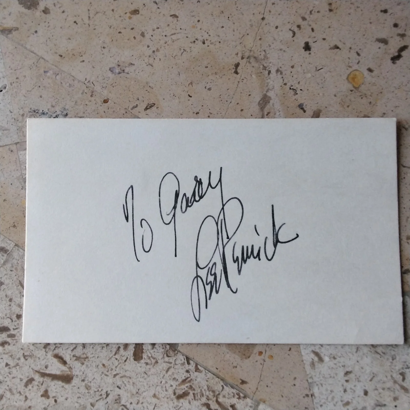 Lee Remick SIGNED Card Photo 50s Movie Actress Days Wine Roses Anatomy of Murder, изображение 2
