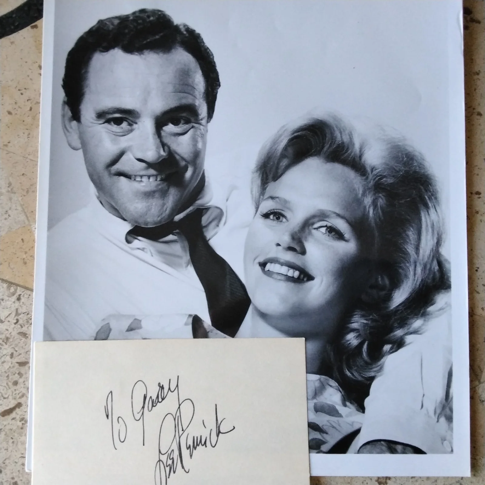 Lee Remick SIGNED Card Photo 50s Movie Actress Days Wine Roses Anatomy of Murder, изображение 3
