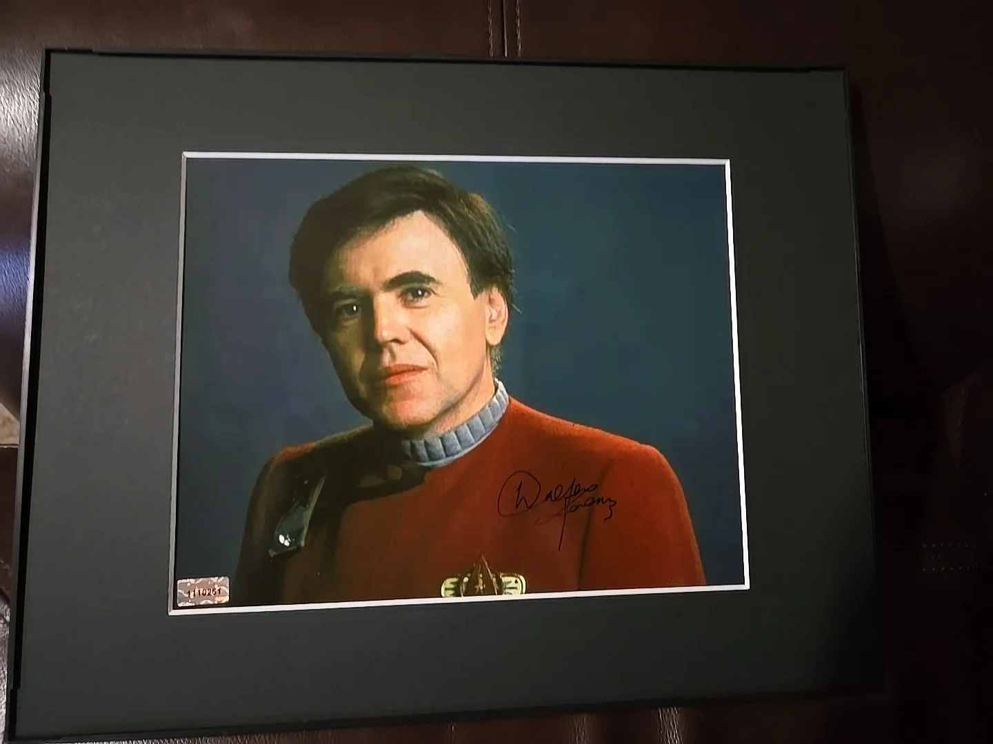 walter koenig — STAR TREK Chekov WALTER KOENIG Signed Autographed Matted Framed Photo 8x10 COA, image 5