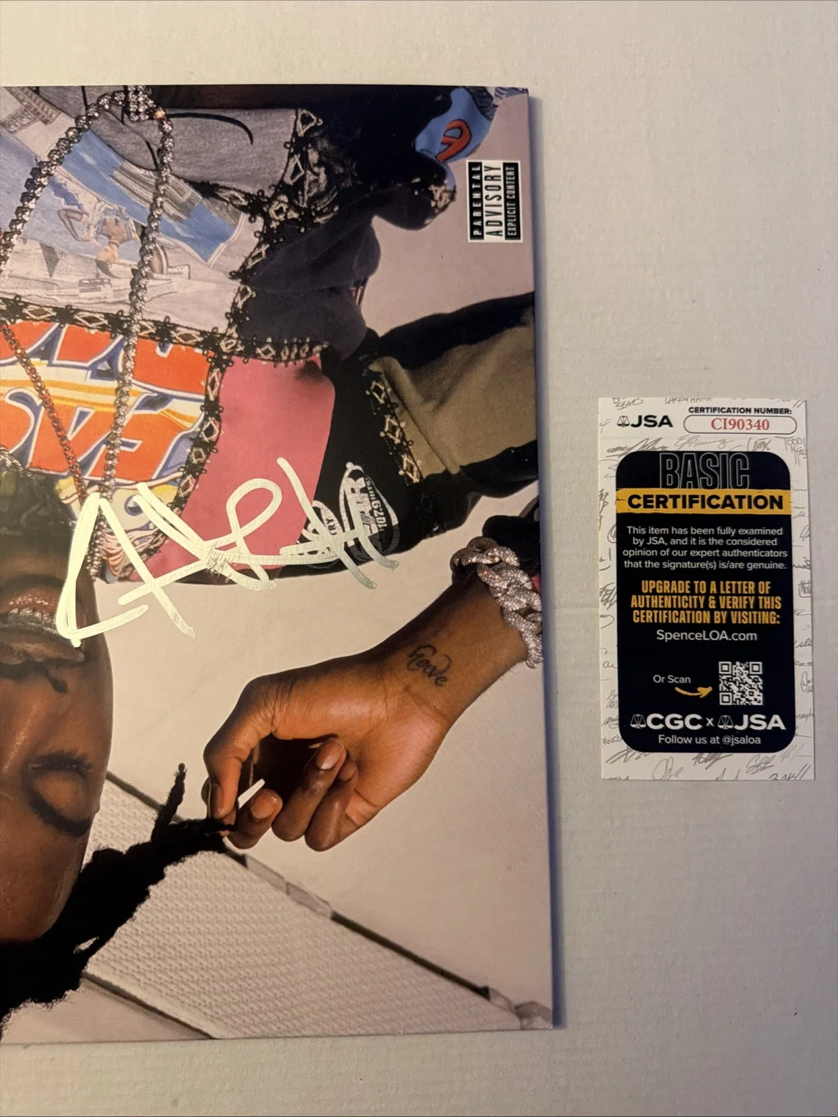 Playboi Carti Self Titled Vinyl Album Hip Hop Music Autographed Signed JSA COA, изображение 2