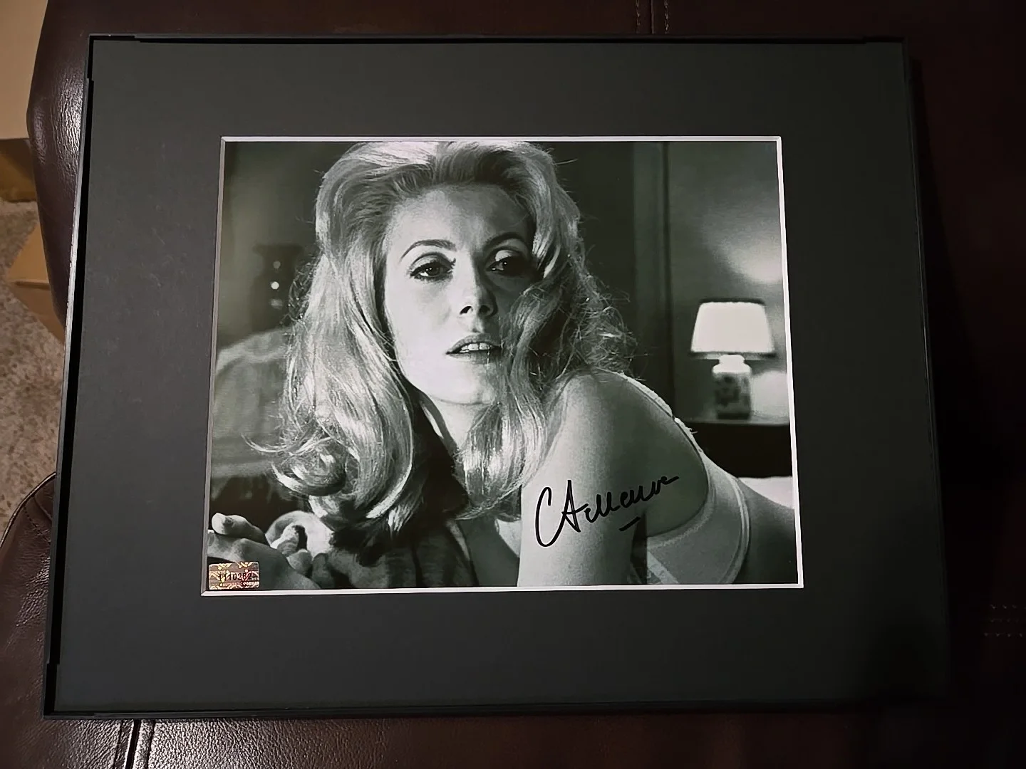 catherine deneuve — Sexy Hot Actress CATHERINE DENEUVE signed autographed framed 8x10 photo COA