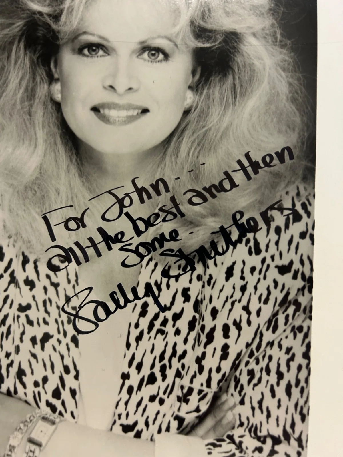 Sally Struthers autograph photo, image 2