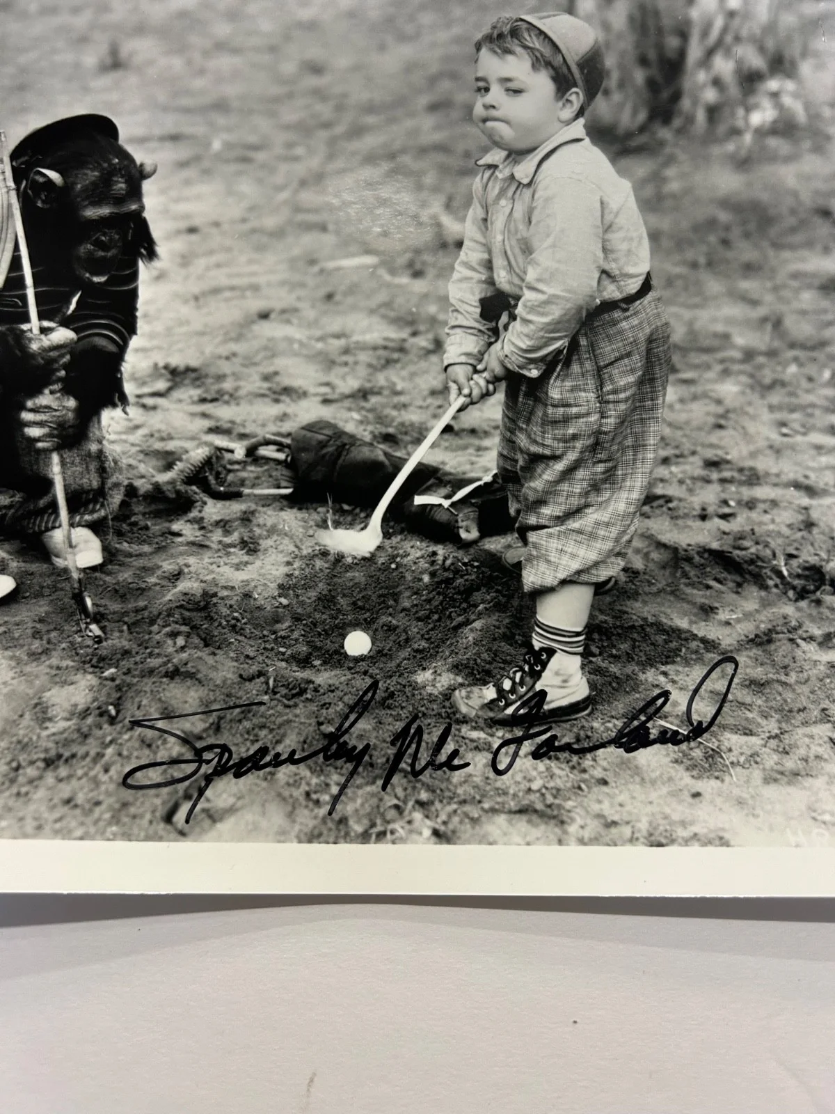 Spanky McFarland the Little Rascals autograph photo, изображение 2