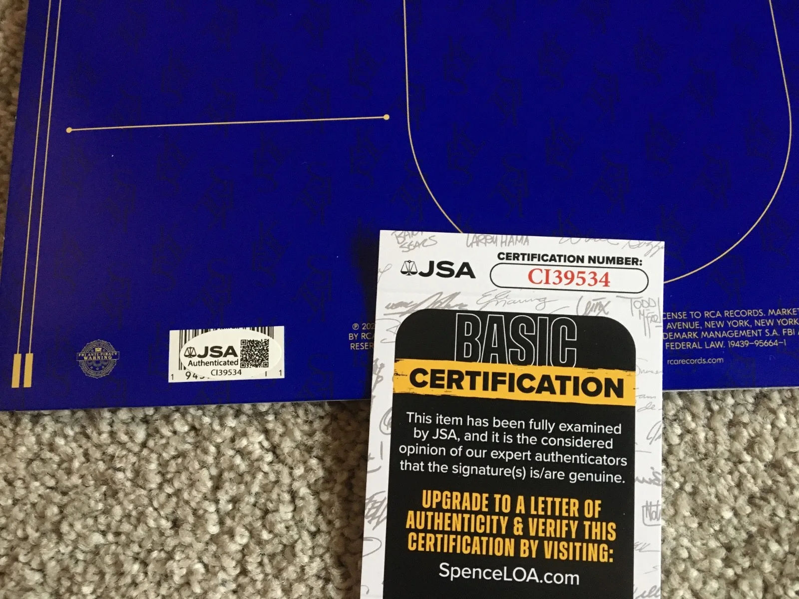 Alicia Keys 'Keys' Signed Vinyl Record JSA COA RARE AUTOGRAPH !! No CD, изображение 2