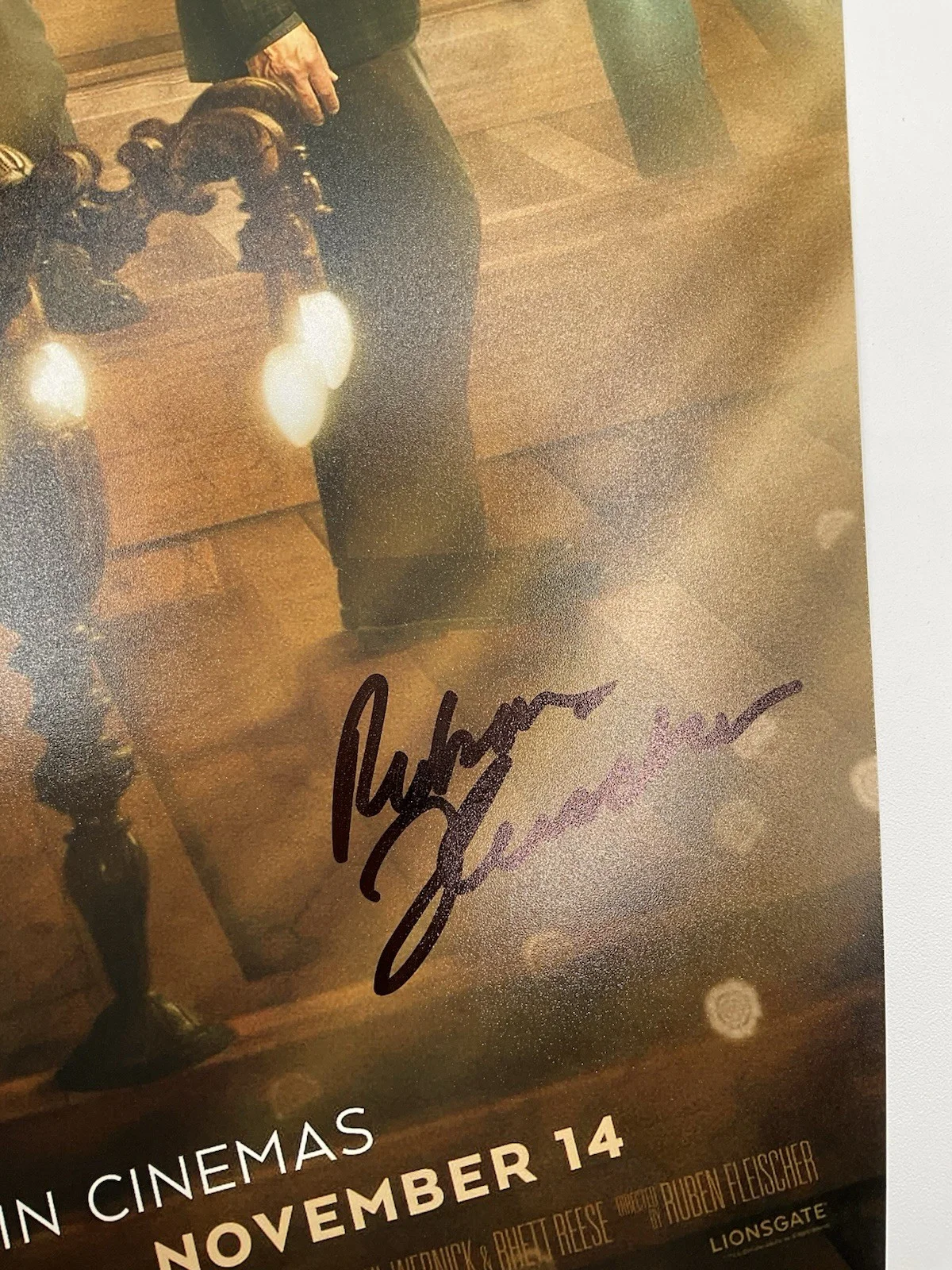 Ruben Fleischer — Ruben Fleischer signed photo Now You See Me signed 12x18 BAS Now You Don't auto, image 2