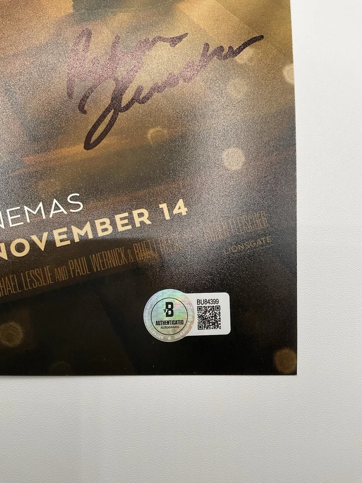 Ruben Fleischer — Ruben Fleischer signed photo Now You See Me signed 12x18 BAS Now You Don't auto, image 3