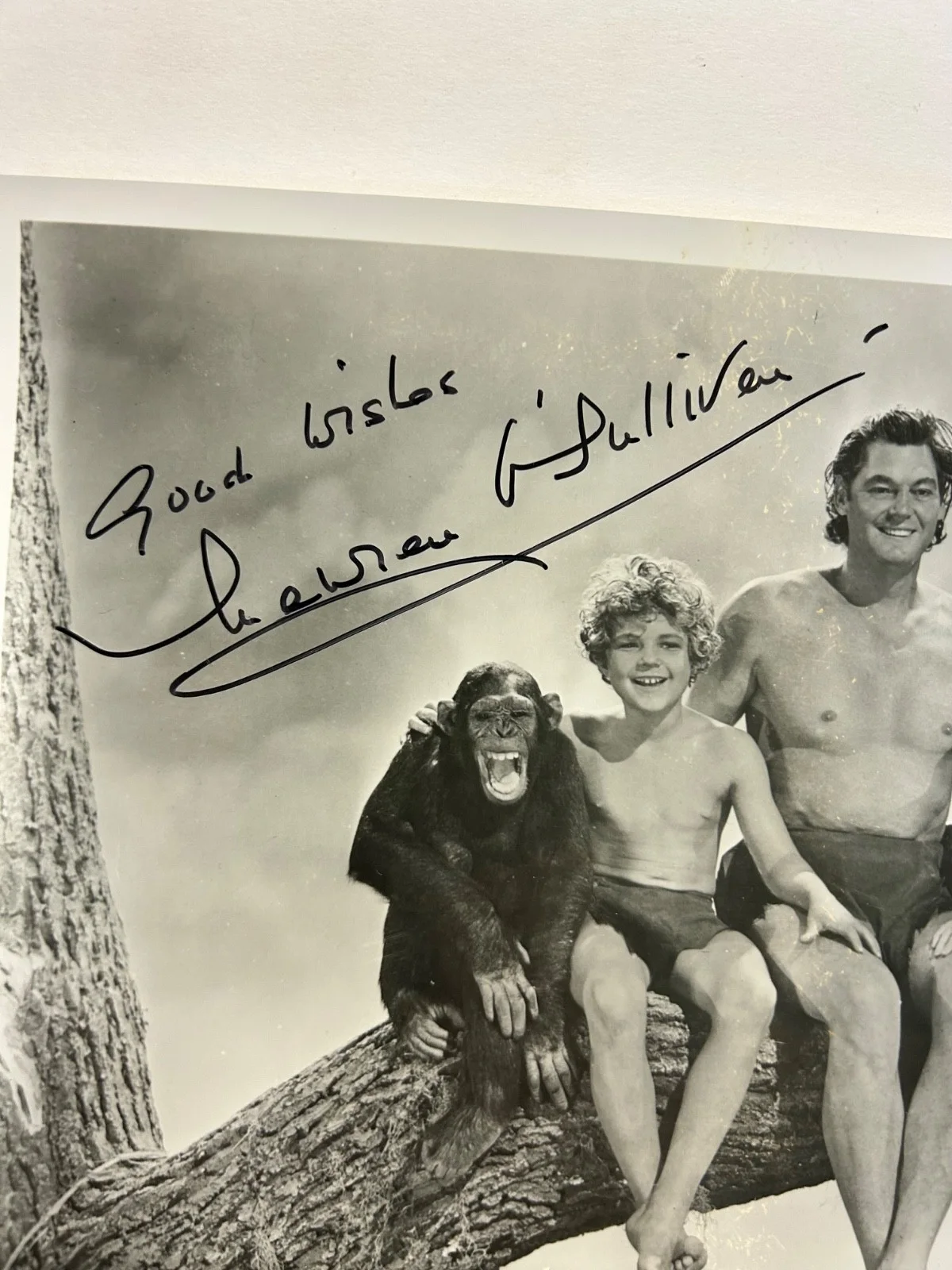 Maureen O'Sullivan Tarzan autograph photo, image 2