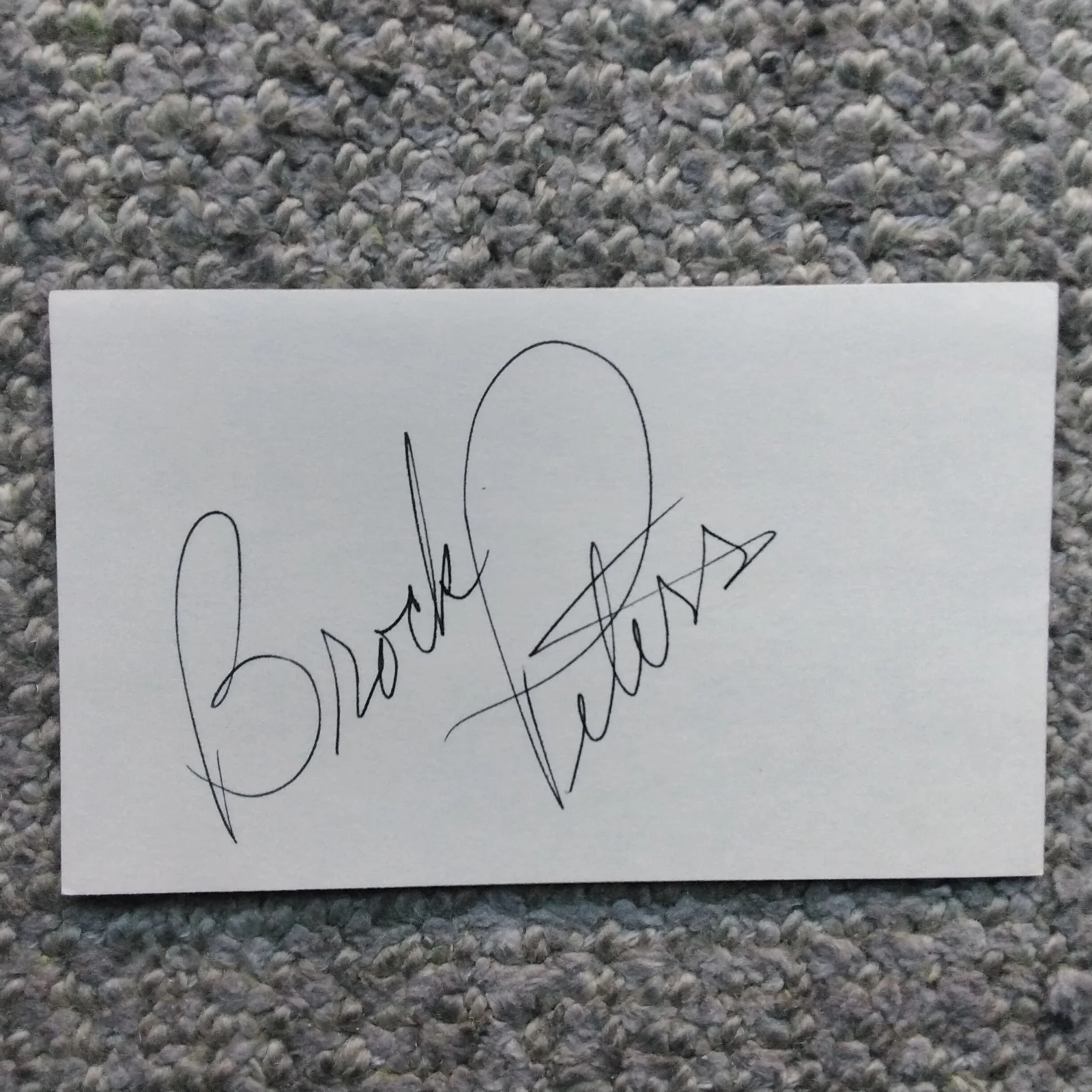 Brock Peters SIGNED Card Photo Movie TV Actor Carmen Jones Kill Mockingbird, изображение 3