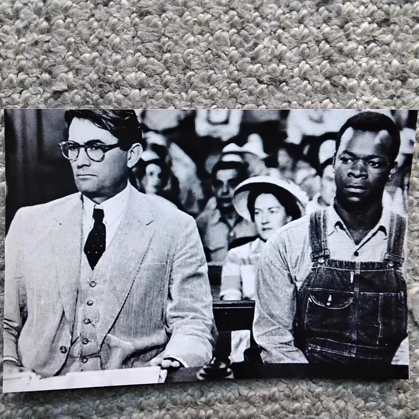 Brock Peters SIGNED Card Photo Movie TV Actor Carmen Jones Kill Mockingbird, изображение 5