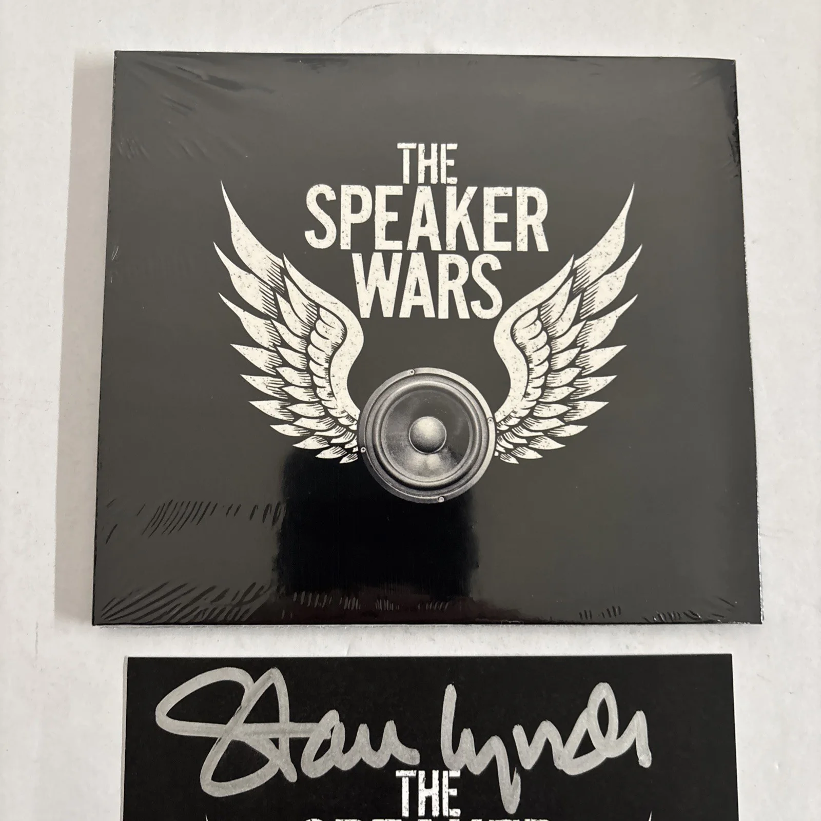 STAN LYNCH /TOM PETTY - AUTOGRAPHED "THE SPEAKER WARS" SIGNED ART CARD & NEW CD, изображение 2