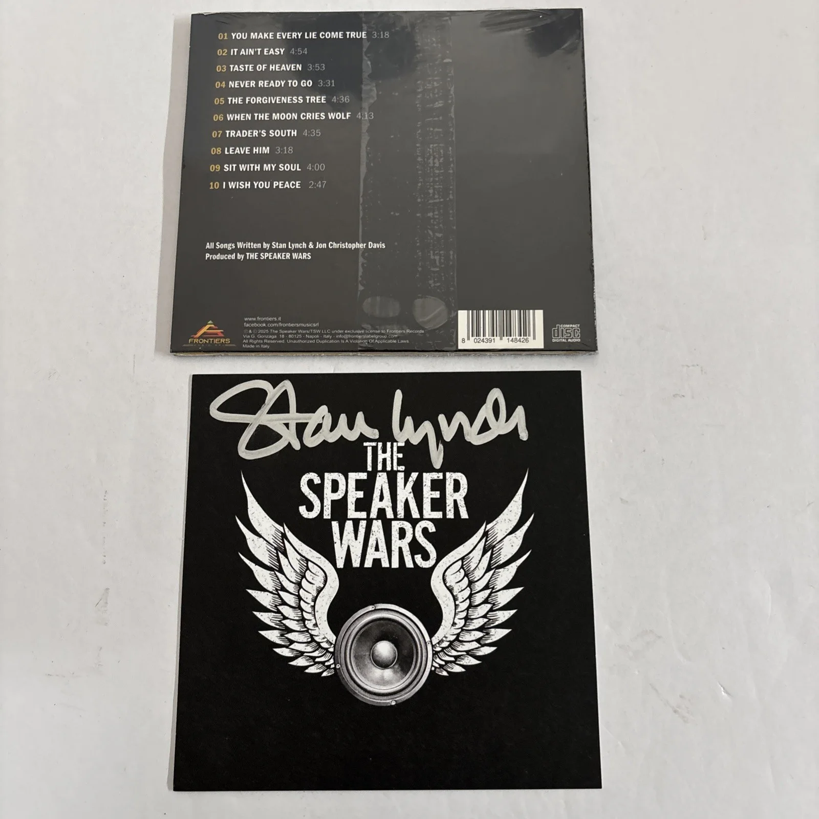 STAN LYNCH /TOM PETTY - AUTOGRAPHED "THE SPEAKER WARS" SIGNED ART CARD & NEW CD, изображение 5